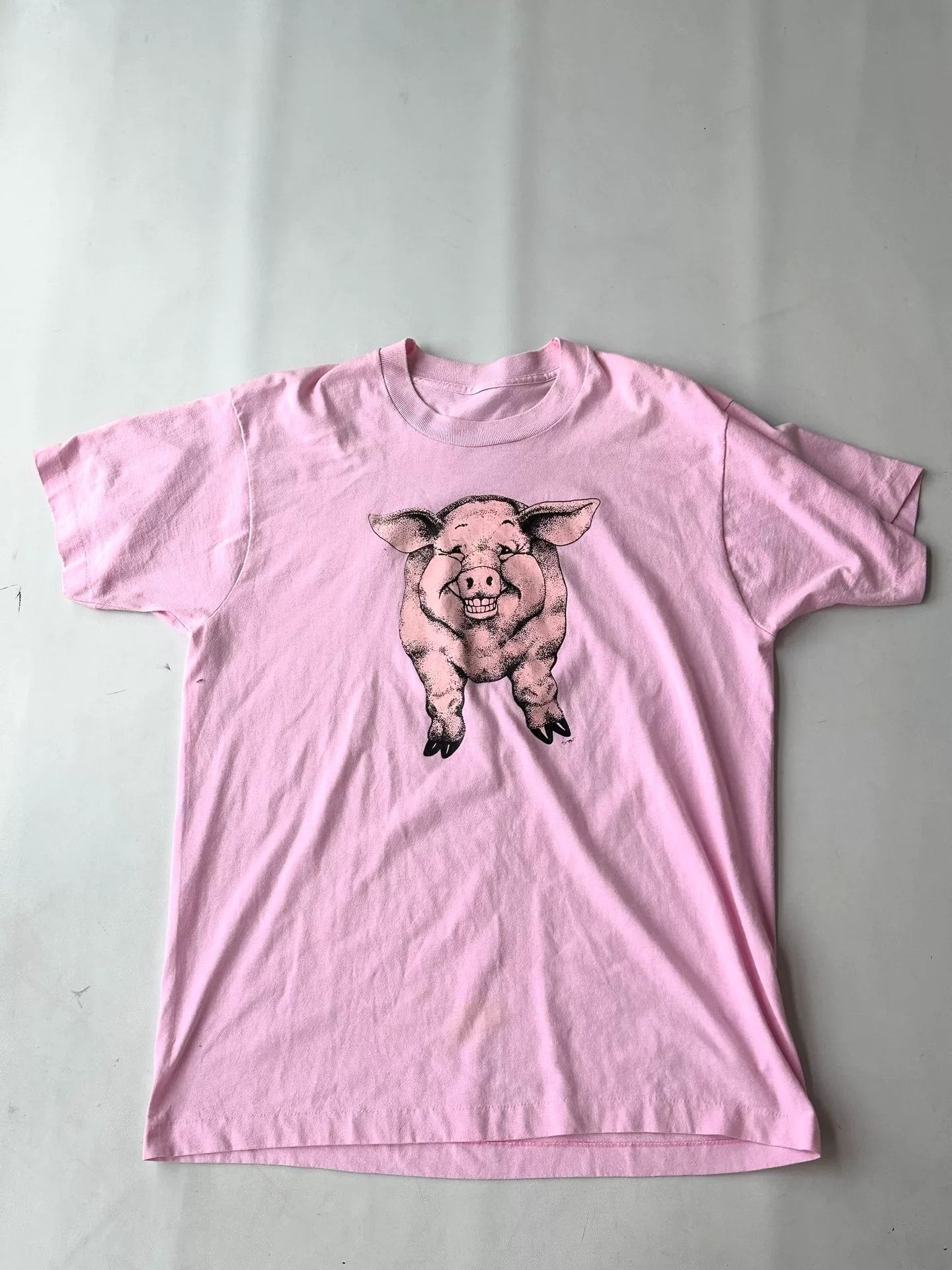 Vintage Vintage 90s Pig Print ERD Tee Size M / US 6-8 / IT 42-44 - 1 Thumbnail