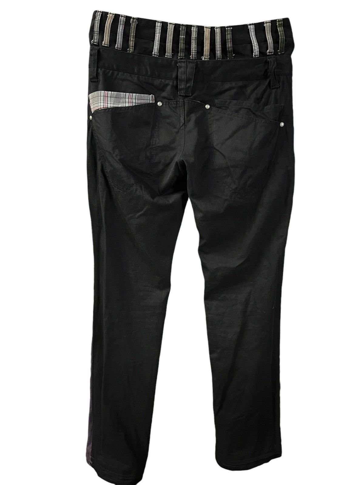 If Six Was Nine × Japanese Brand × Seditionaries MANYDOPE DOUBLE WAIST PUNK PANTS Size US 31 - 2 Thumbnail