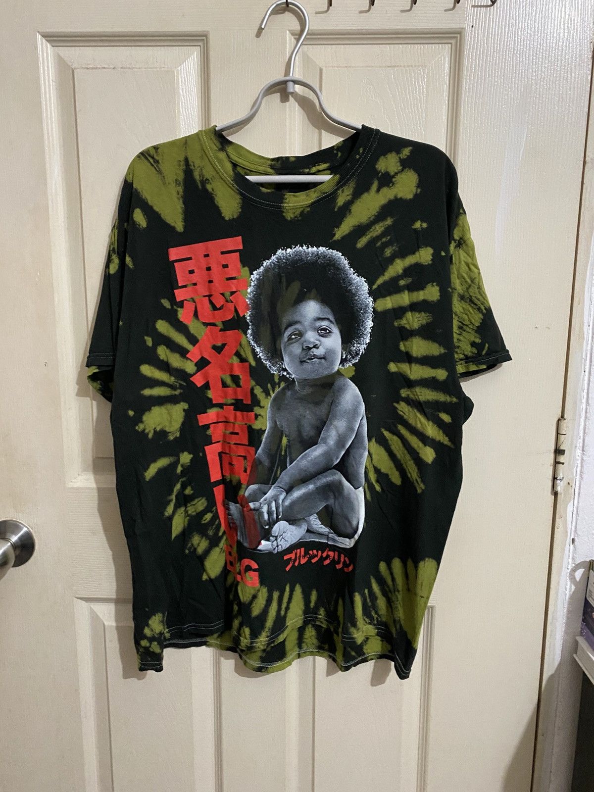 Band Tees Notorious B.I.G. Tie-Dye Graphic Tee – Biggie Baby Photo Size US XL / EU 56 / 4 - 3 Thumbnail