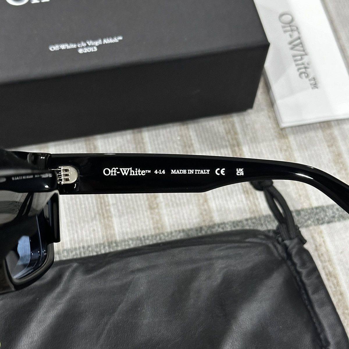 Off-White OFF WHITE VIRGIL BLACK LIGHT SUNGLASSES Size ONE SIZE - 7 Thumbnail