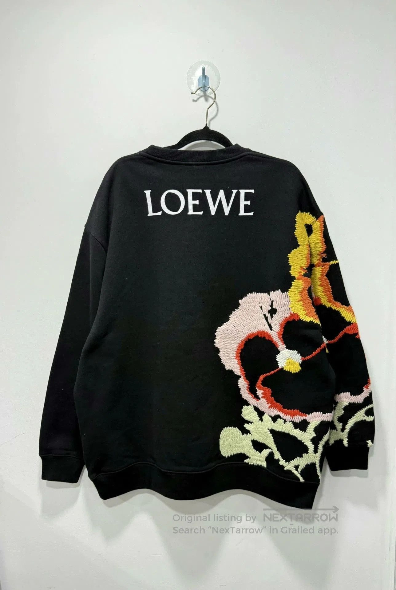Loewe Loewe Black Floral Embroidered Long. Size XS / US 0-2 / IT 36-38 - 2 Thumbnail
