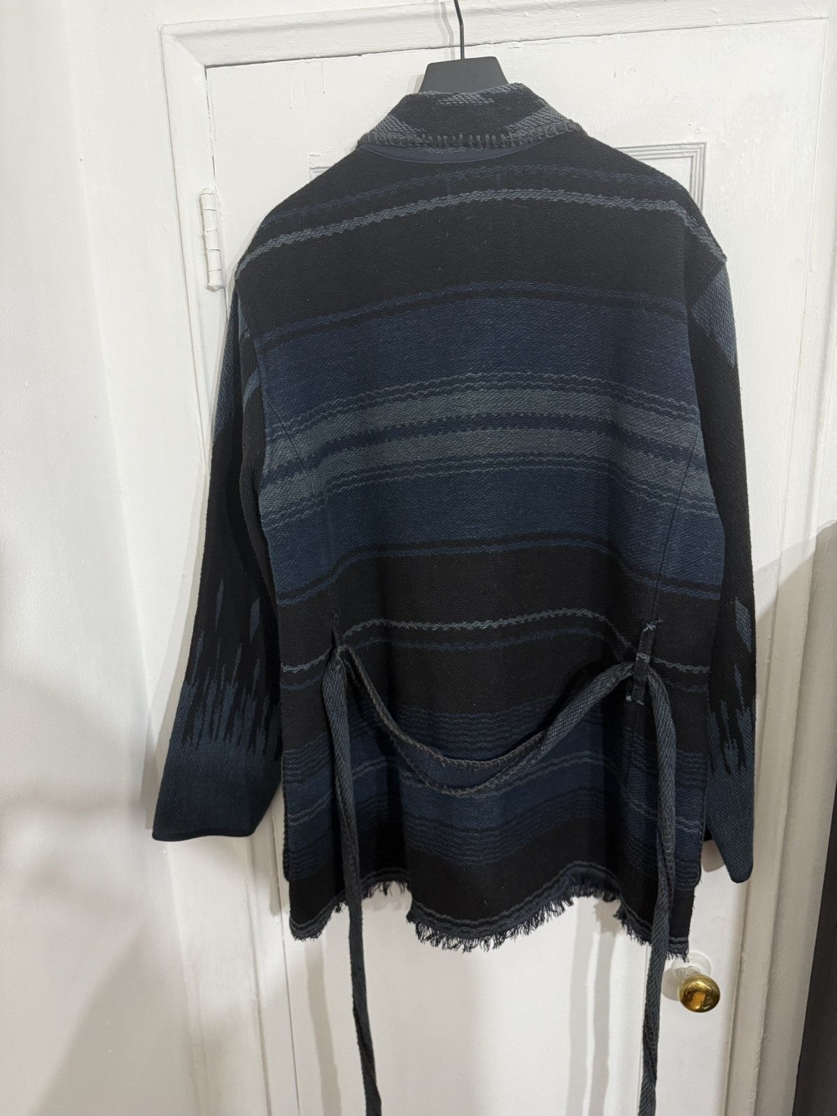 RRL Ralph Lauren Belted Cardigan Jacquard Jacket Size US XL / EU 56 / 4 - 9 Thumbnail