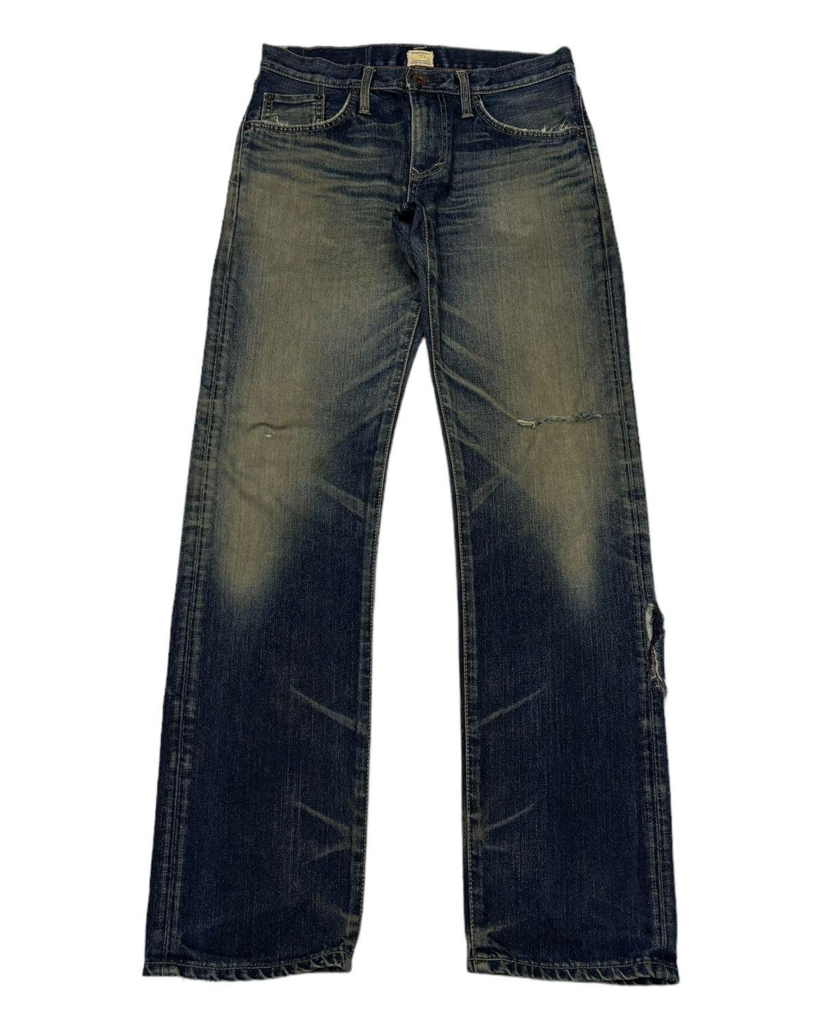 Kapital Edwin Exclusive Vintage Made in Japan Mud Wash Distress Jean Size US 30 / EU 46 - 1 Thumbnail