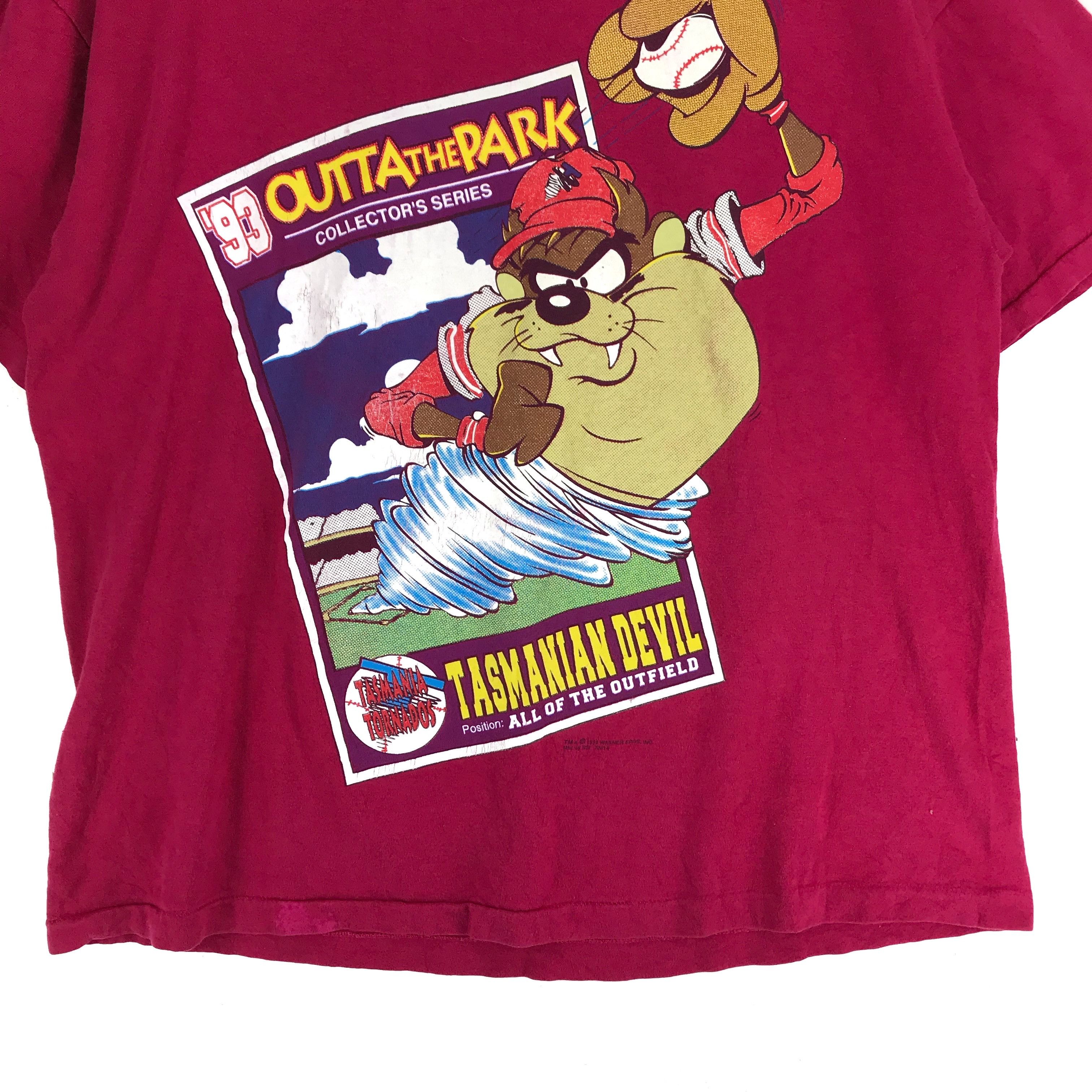 Other 93' Tazmania Mirror Print Tasmanian Devil Baseball #2683-29 Size US XL / EU 56 / 4 - 4 Thumbnail