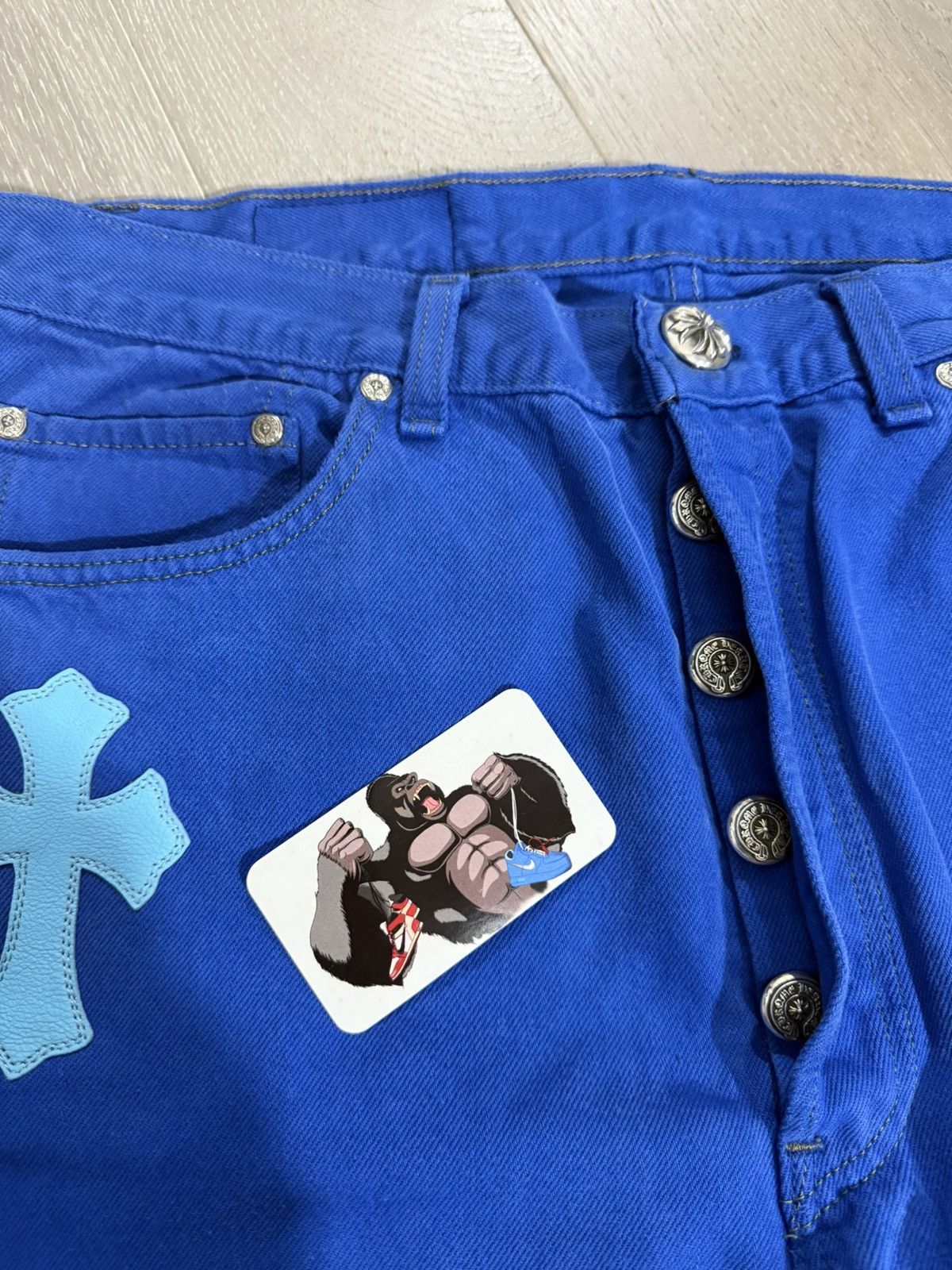 Chrome Hearts Chrome Hearts London Exclusive Levi’s Cross Patch Jeans Size US 32 / EU 48 - 6 Thumbnail