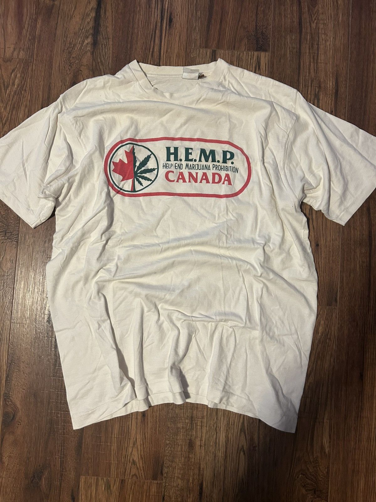 Vintage Vintage Marijuana / Weed 90’s Graphic Tee Size US XL / EU 56 / 4 - 1 Thumbnail