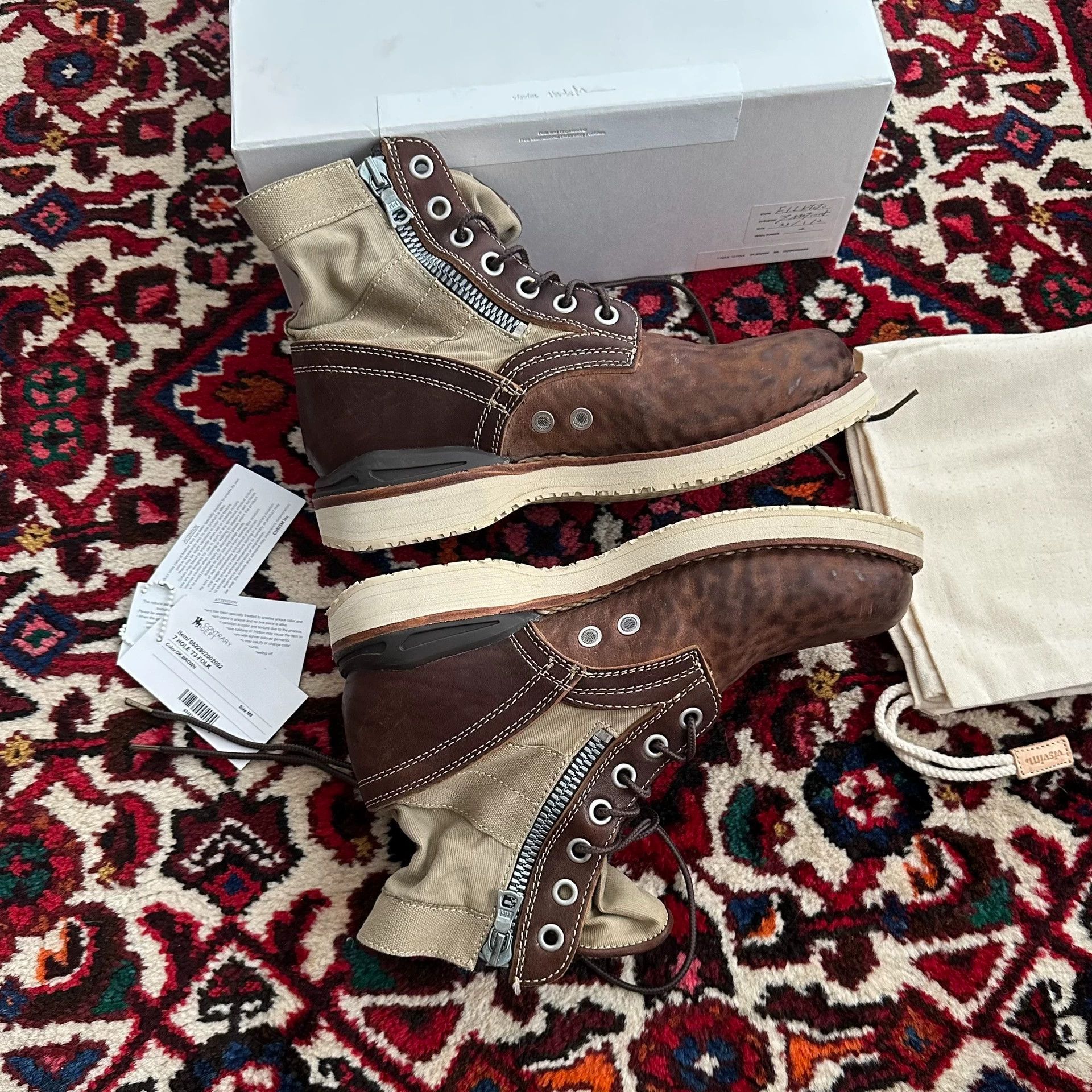 Visvim visvim 22aw 7-eyelet cracked leather boots US8 Size US 8 / EU 41 - 5 Thumbnail
