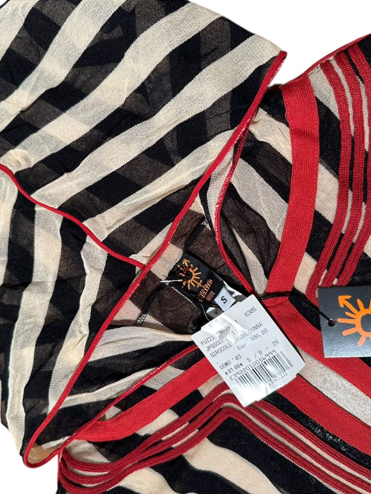 Jean Paul Gaultier Jean Paul Gaultier Soleil Hooded Mesh Top – 2002 Deadstock Size S / US 4 / IT 40 - 6 Thumbnail