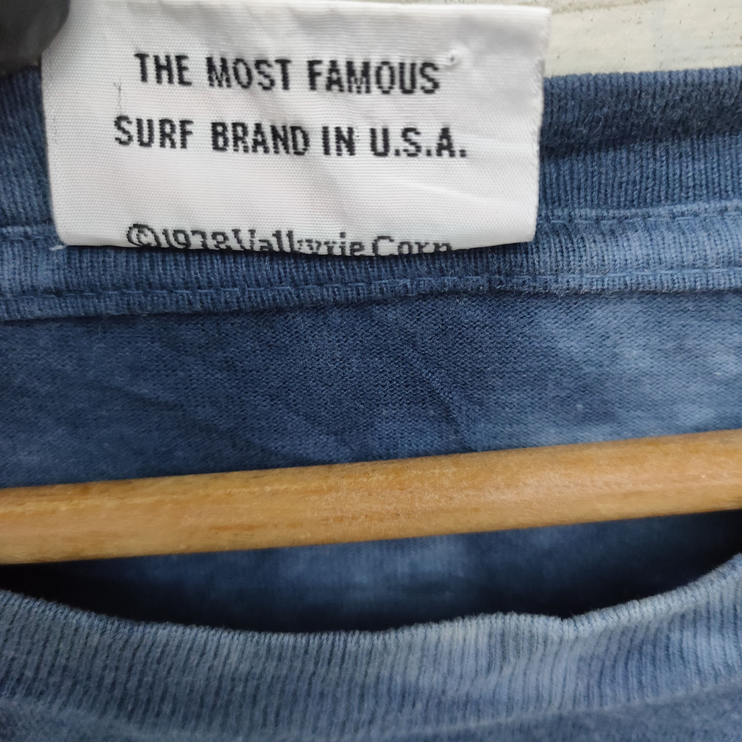 Sun Surf Bear Surfboards Blue Tie-Dye Surfwear, Acid Wash Tee Size US XXL / EU 58 / 5 - 7 Thumbnail