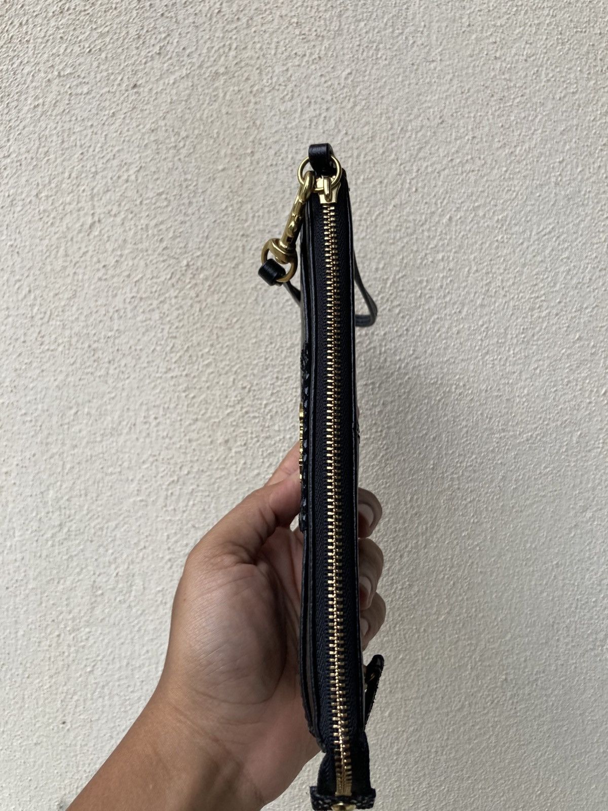 Coach Coach Madison Black Leather Wristlet Wallet Size ONE SIZE - 4 Thumbnail