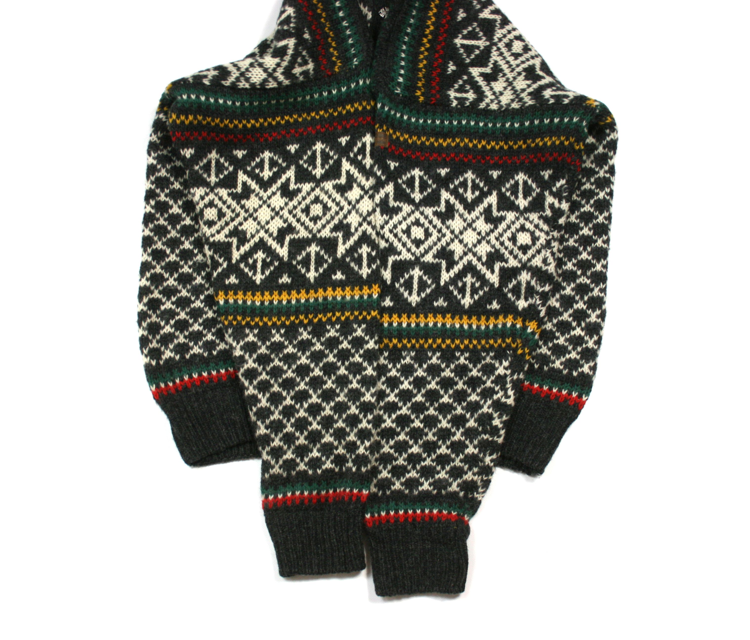 Vintage 90S Sportique Norwegian Fair Isle Wool Knit Size US L / EU 52-54 / 3 - 6 Thumbnail