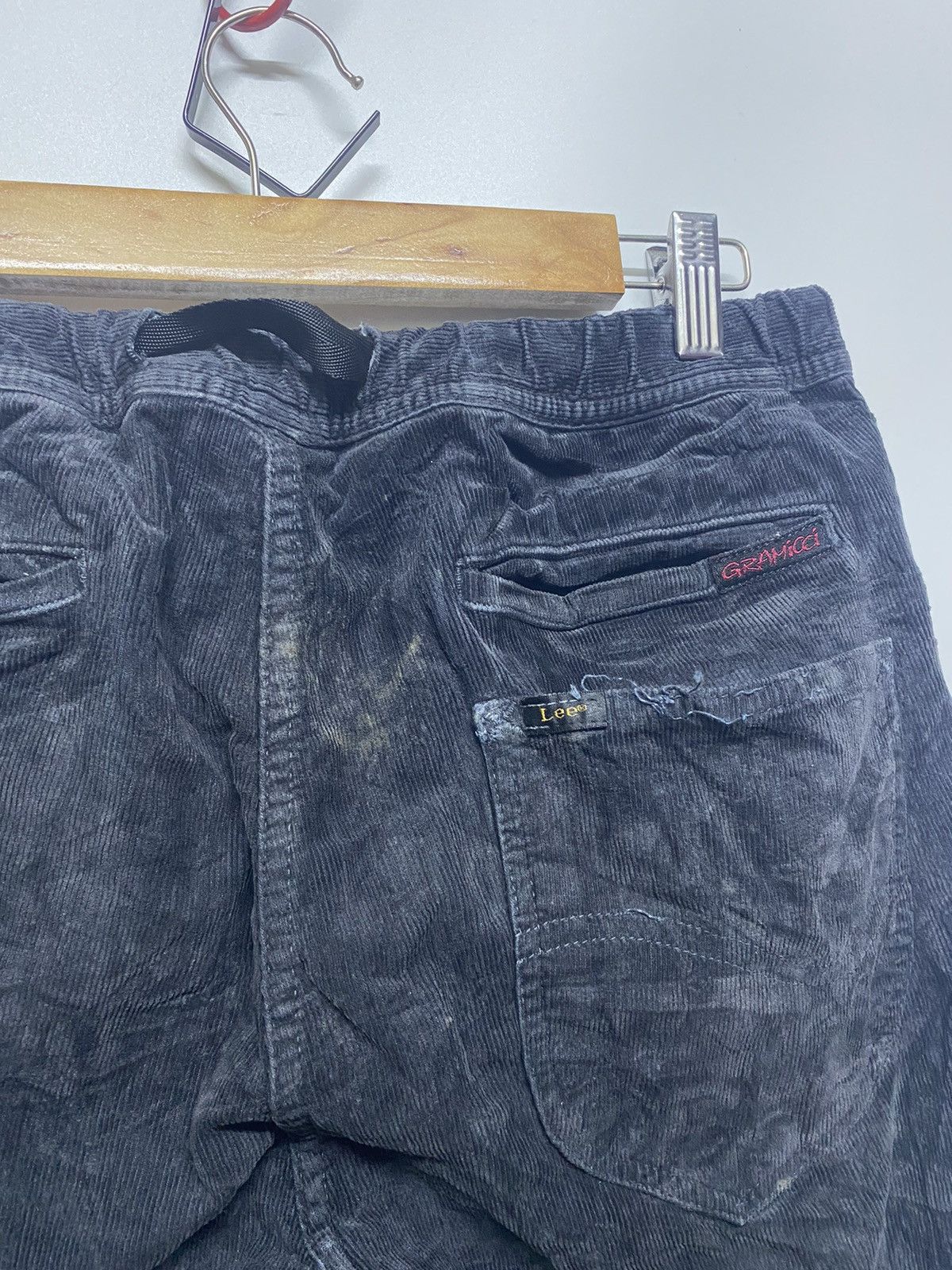 Gramicci Gramicci Original Freedom Corduroy Belted Navy Pants Size US 30 / EU 46 - 7 Thumbnail