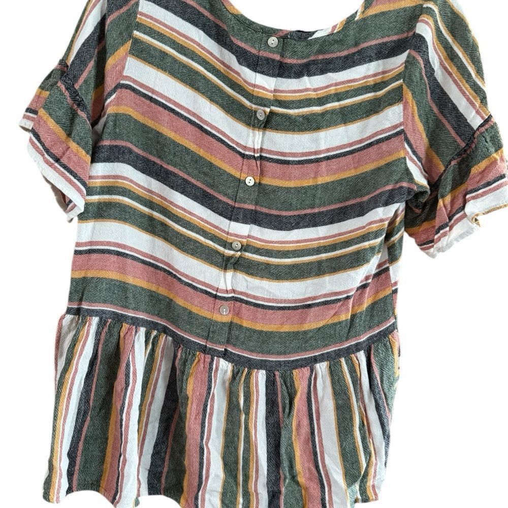 Other Striped Multicolor Women's Top Size L / US 10 / IT 46 - 2 Thumbnail