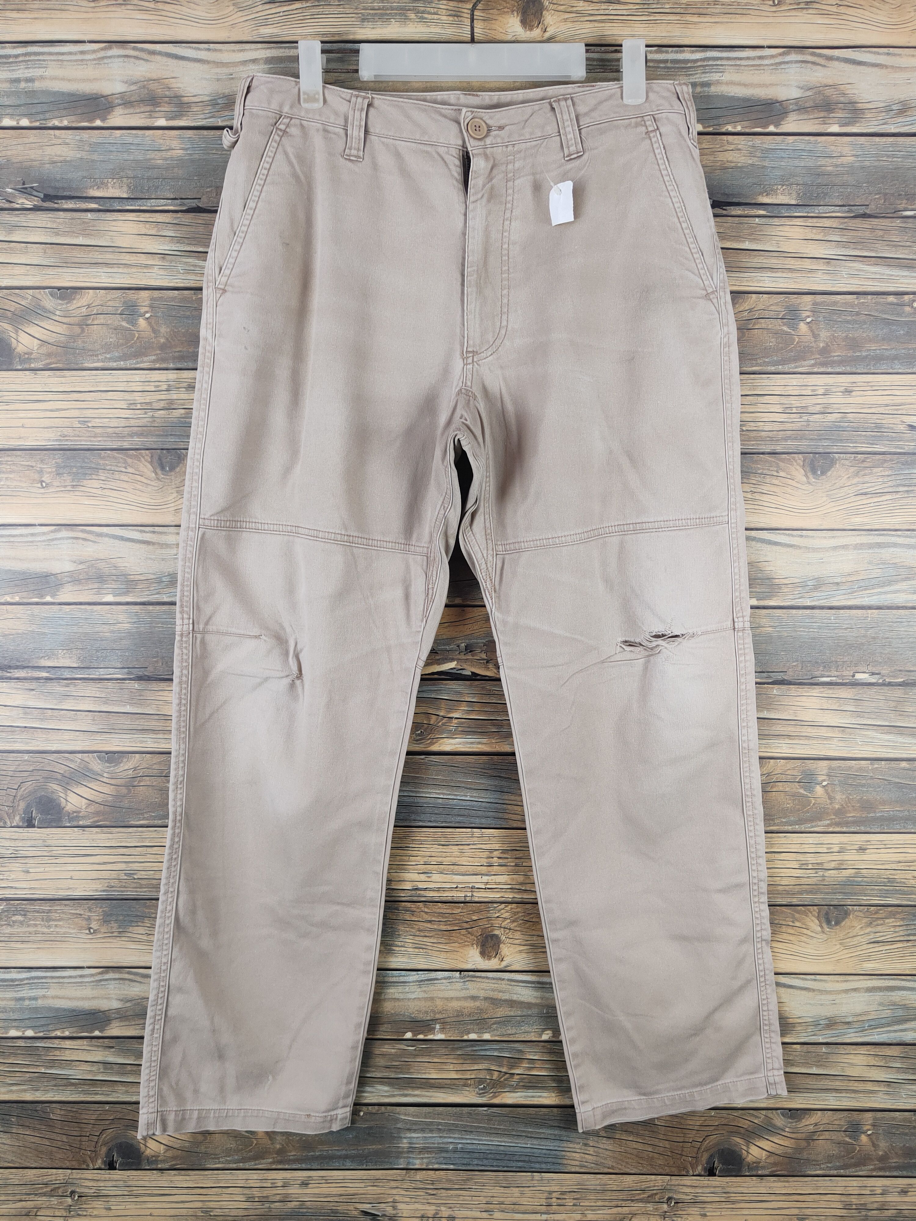 Japanese Brand DL Japanese Brand Beige Multipocket Casual Pants #sp46-259T Size US 32 / EU 48 - 1 Thumbnail