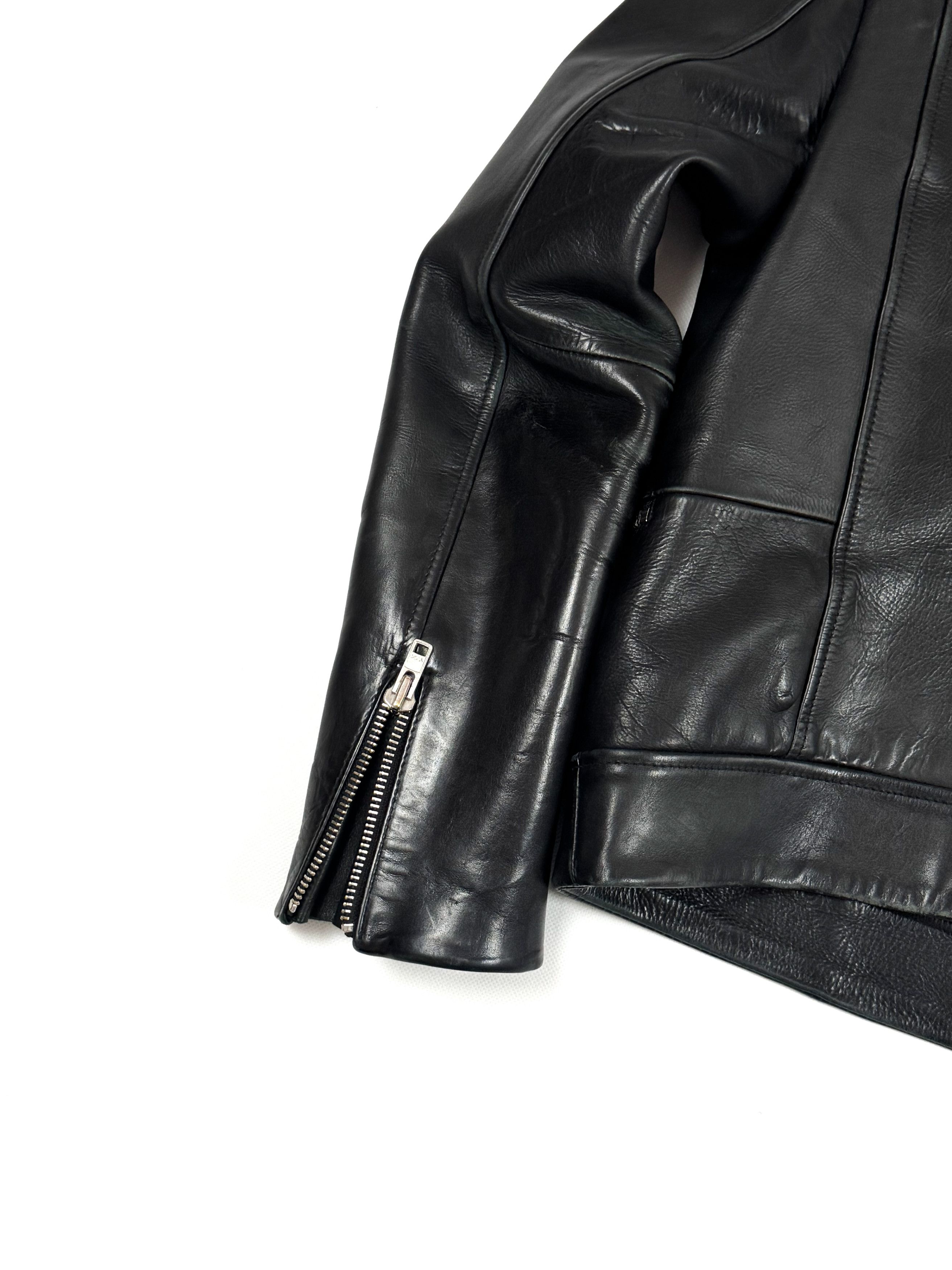 Vintage Archive vintage leather jacket in Hedi style Y2K OPIUM Size US M / EU 48-50 / 2 - 5 Thumbnail
