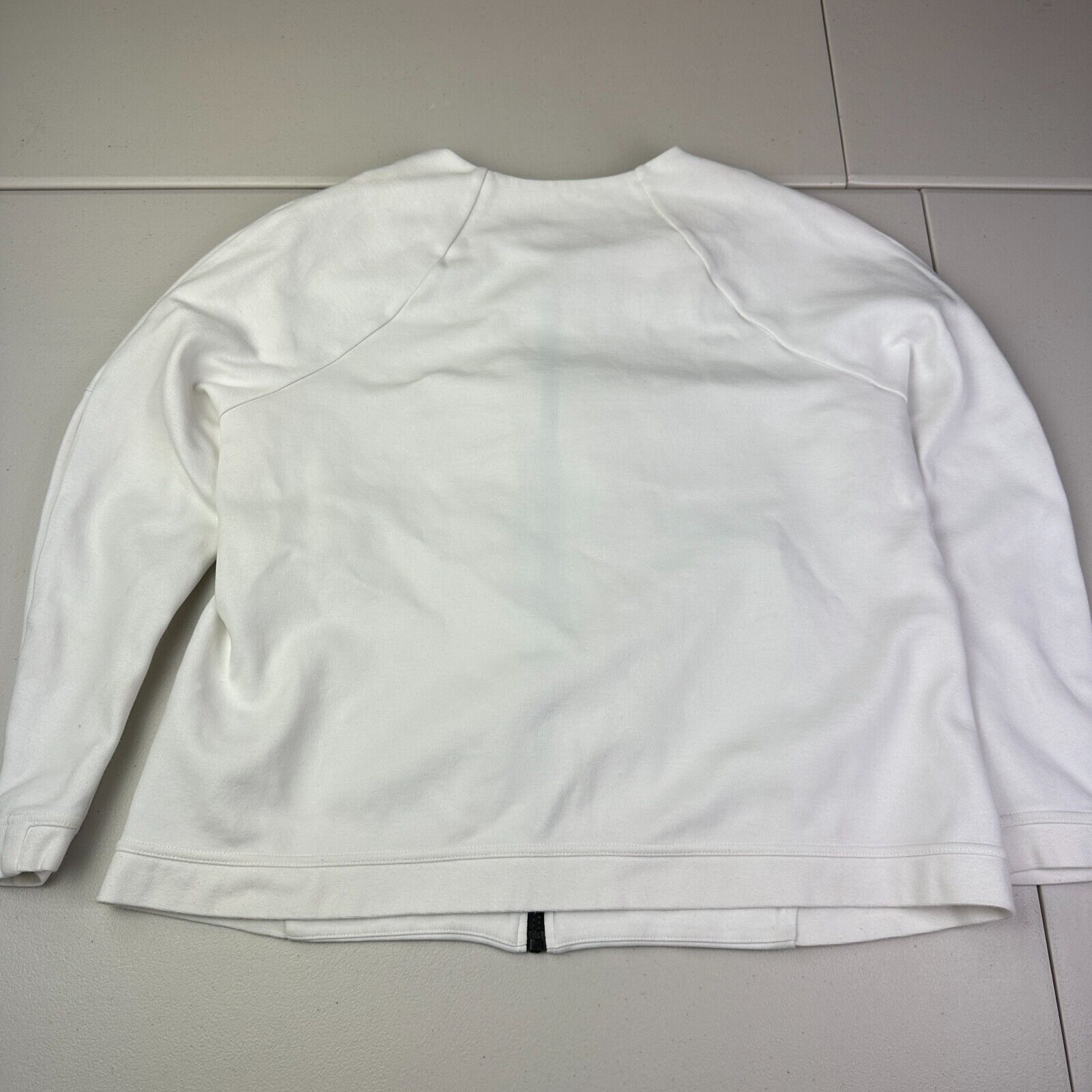 Nike Nike Women's Tech Fleece Size XL White Full Zip Size XL / US 12-14 / IT 48-50 - 9 Thumbnail