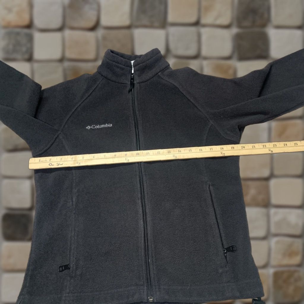 Vintage Columbia Zip Up Fleece Jacket Long Sleeve Black Women's Size Medium Size M / US 6-8 / IT 42-44 - 1 Thumbnail