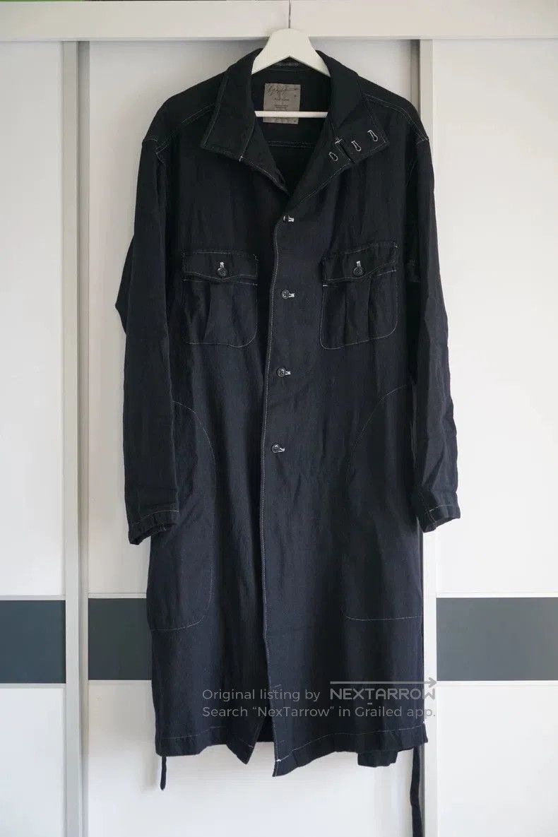Yohji Yamamoto Yohji Yamamoto 17AW Wool Belted Coat. Size US M / EU 48-50 / 2 - 2 Thumbnail