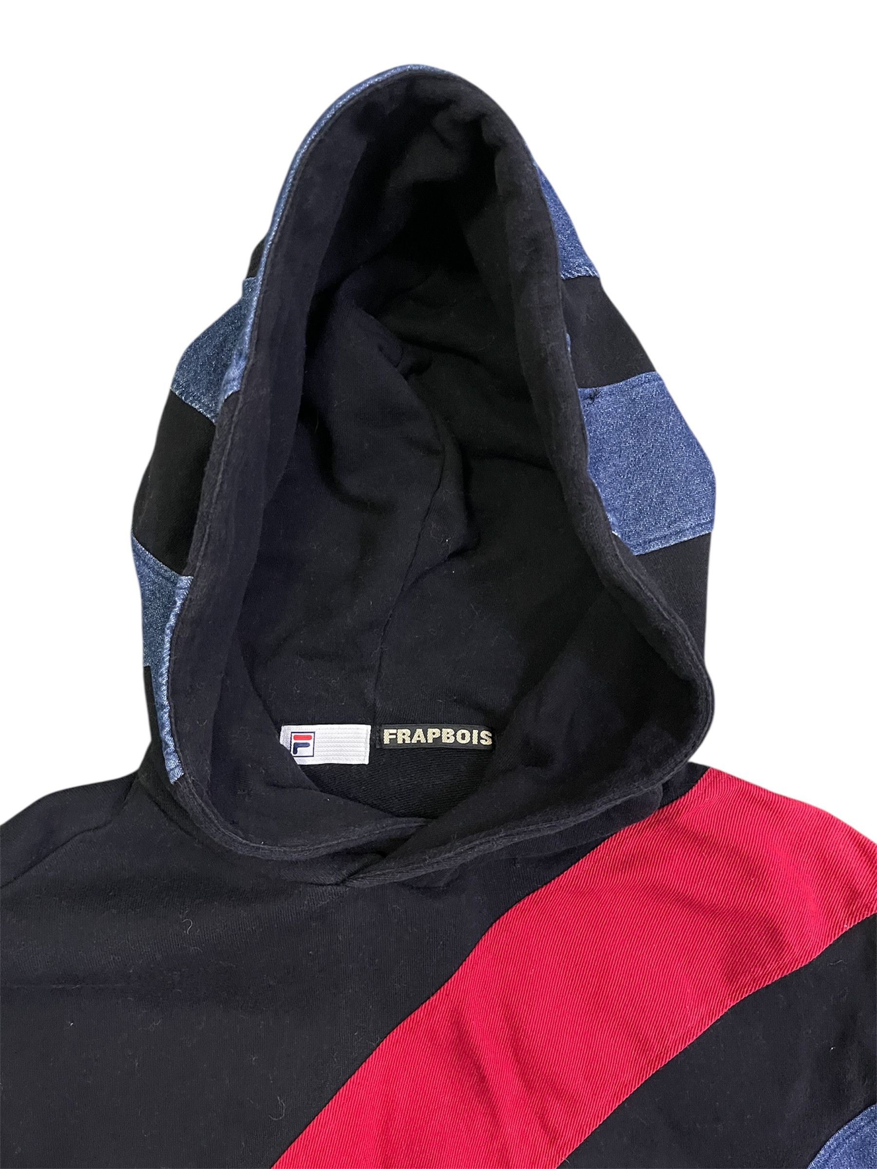 Frapbois Fila x Frapbois (Issey Miyake) Pullover Hoodie Red Blue Size US S / EU 44-46 / 1 - 2 Thumbnail