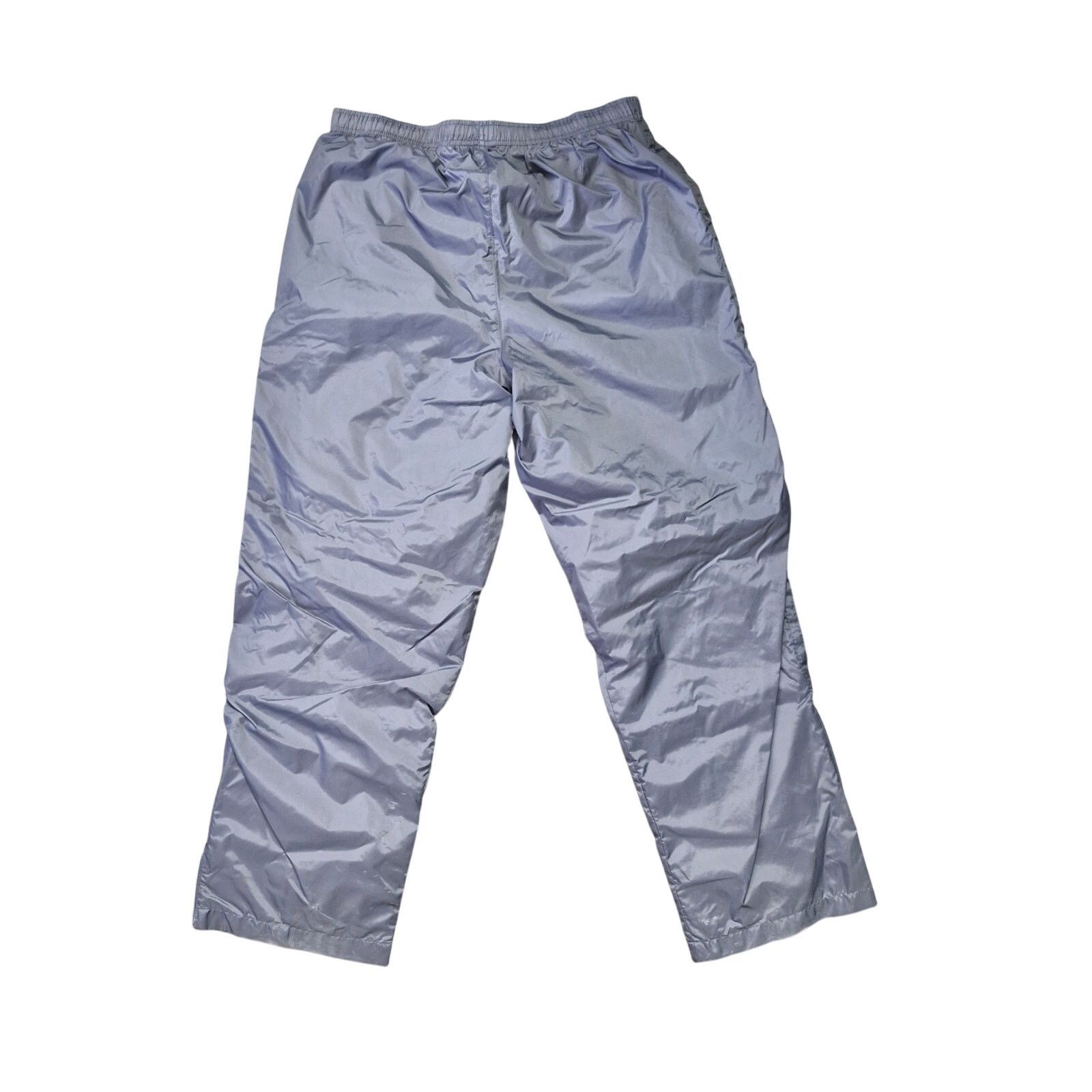Nike Nike Windbreaker Track Pants XL Gray 90s Zip Parachute Size US 34 / EU 50 - 9 Thumbnail