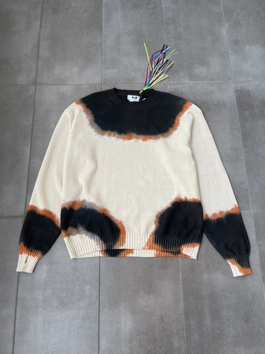 MSGM !DS! SS23 MSGM Abstract Print Knitted Jumper Size US XL / EU 56 / 4 - 7 Thumbnail