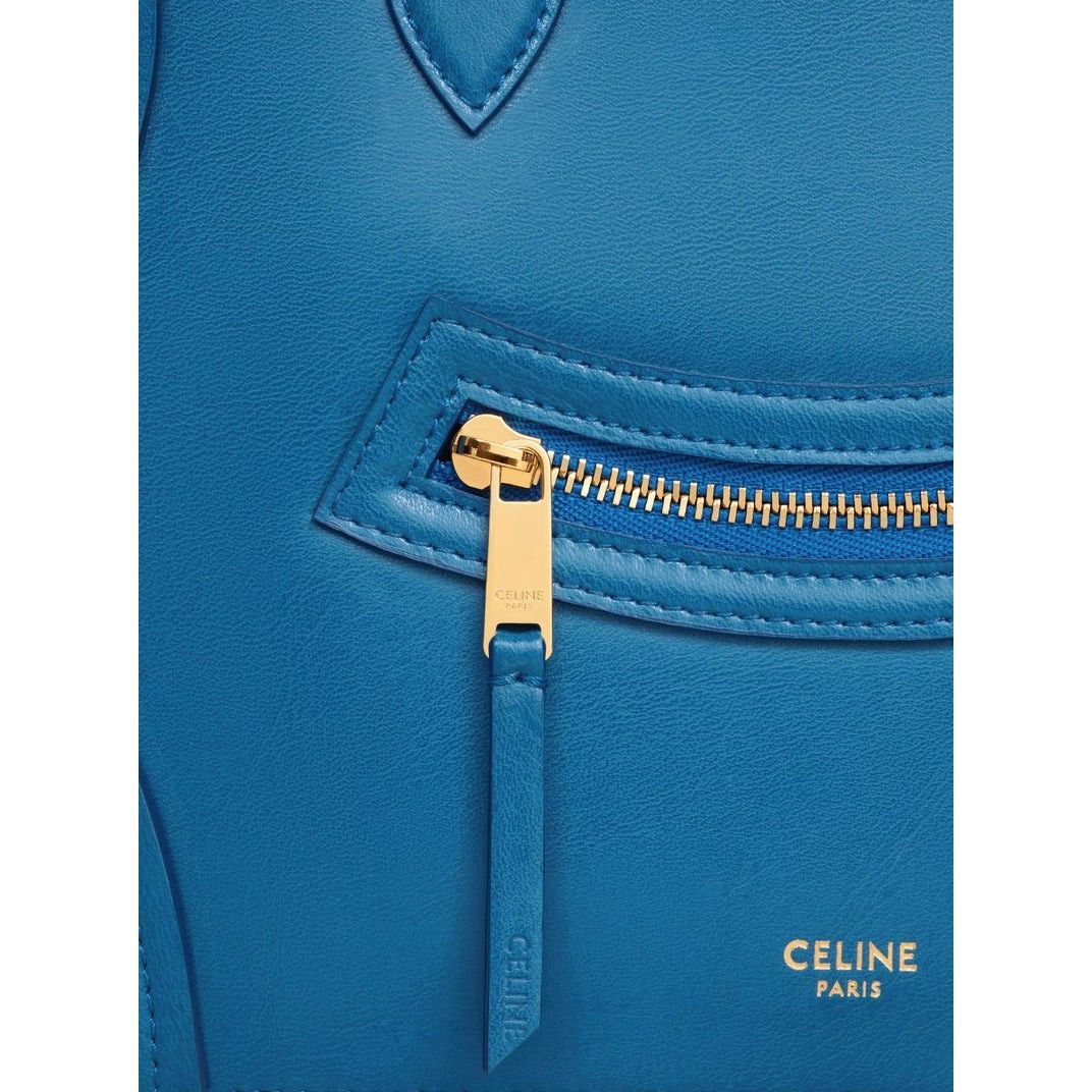 Celine CELINE $990 Ultra Blue Pouch Bag New & Authentic Size ONE SIZE - 4 Thumbnail