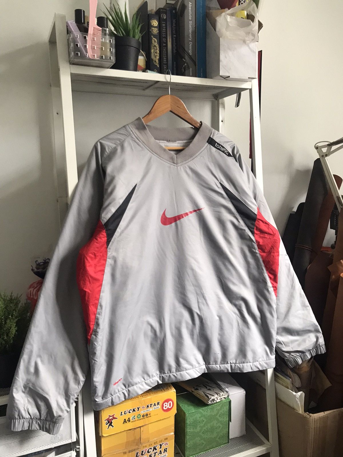 Nike VTG Nike Total 90 V Neck Boxy Y2K🔥 Size US XL / EU 56 / 4 - 3 Thumbnail