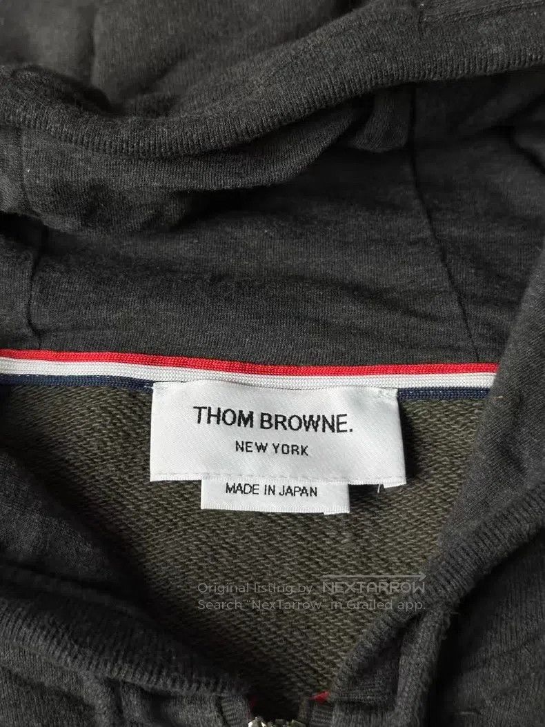 Thom Browne Thom Browne Charcoal Knit Jacket Size US XXL / EU 58 / 5 - 4 Thumbnail