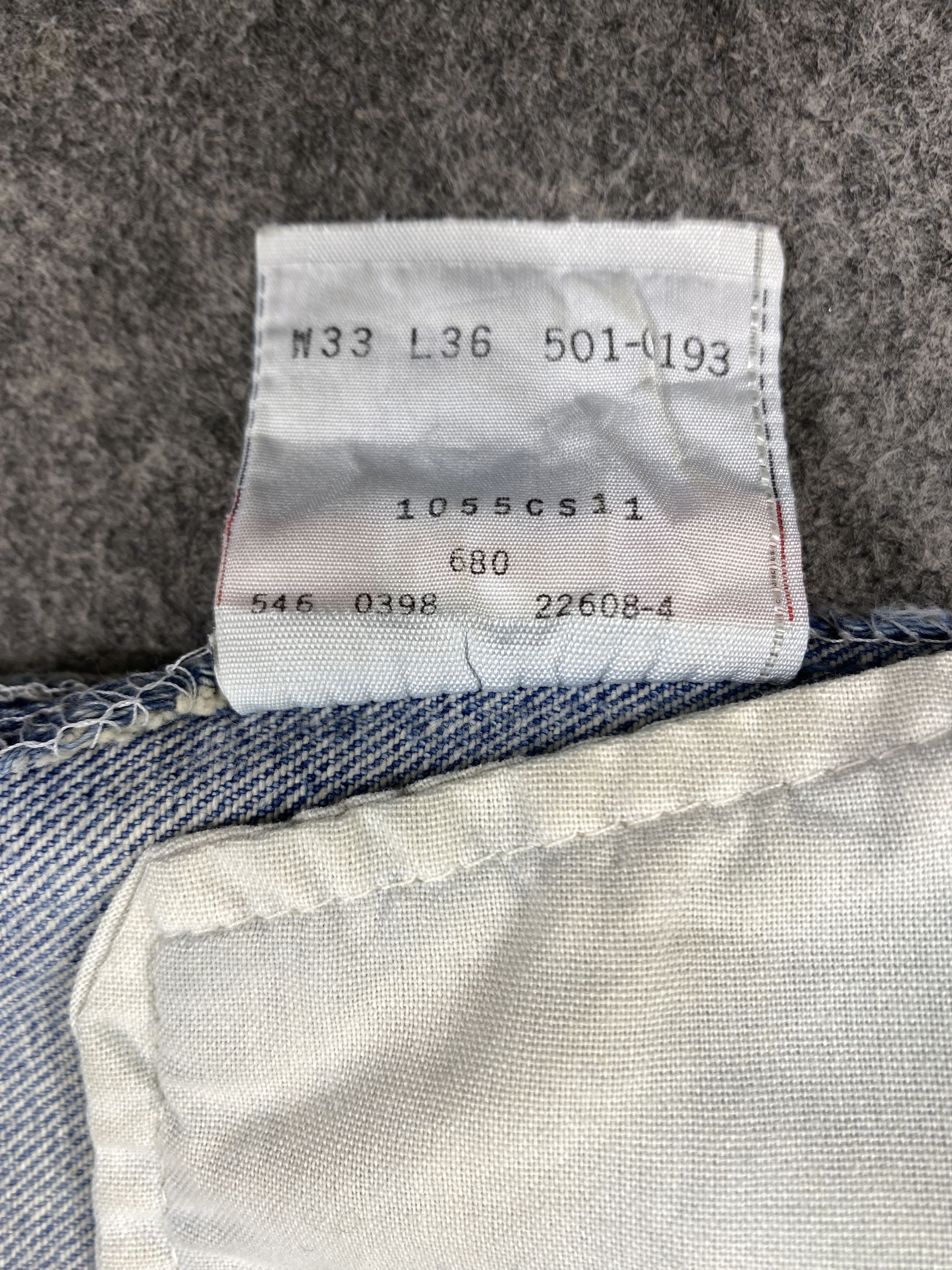 Japanese Brand Faded Blue Vintage Levis 501 USA Jeans 31x32 - JN3185 Size US 31 - 10 Thumbnail