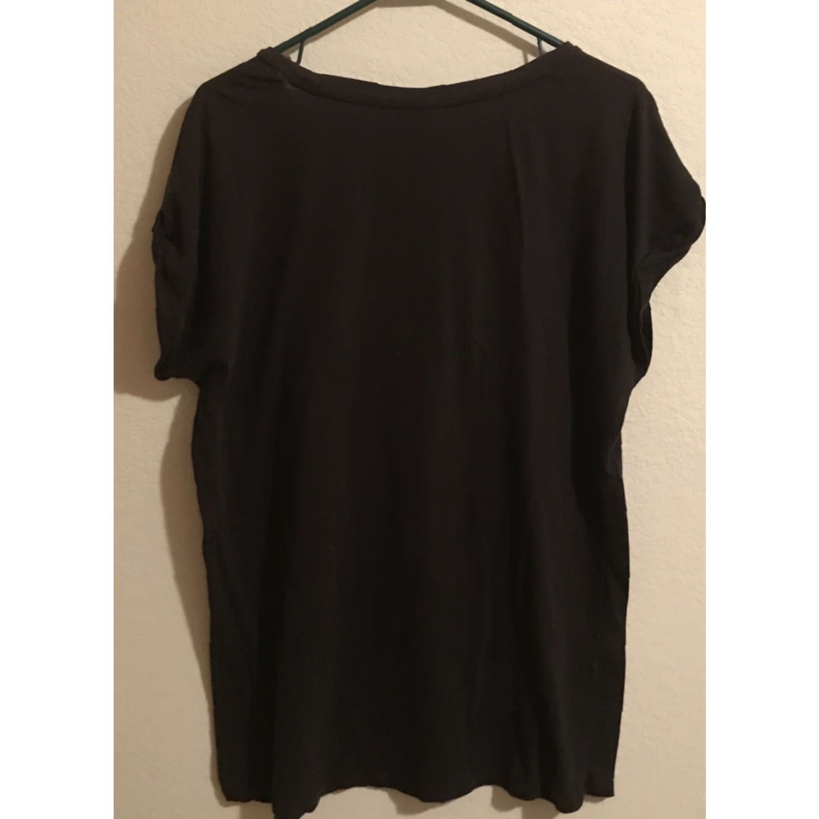 Forever 21 Forever 21 Black T-Shirt Size L “To Do List: absolutely Nothing” B62 Casual Womens Regular Short Sleeve Crew Neck Pullover Cotton Blend Shirt Size L / US 10 / IT 46 - 2 Thumbnail