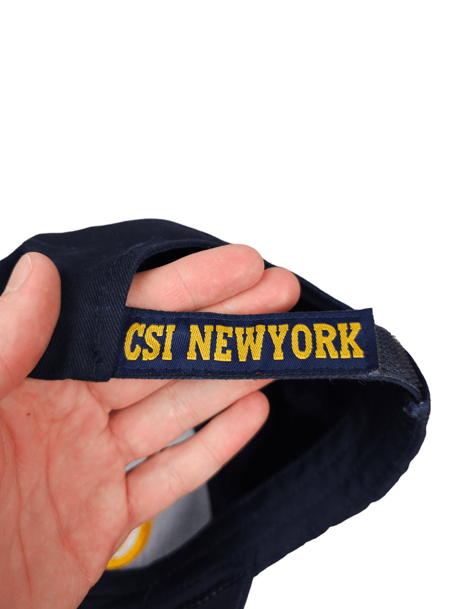 Vintage 💎 90's CSI NYPD Spell Out Hat Cap Strap Back y2k Japanese Size ONE SIZE - 4 Thumbnail