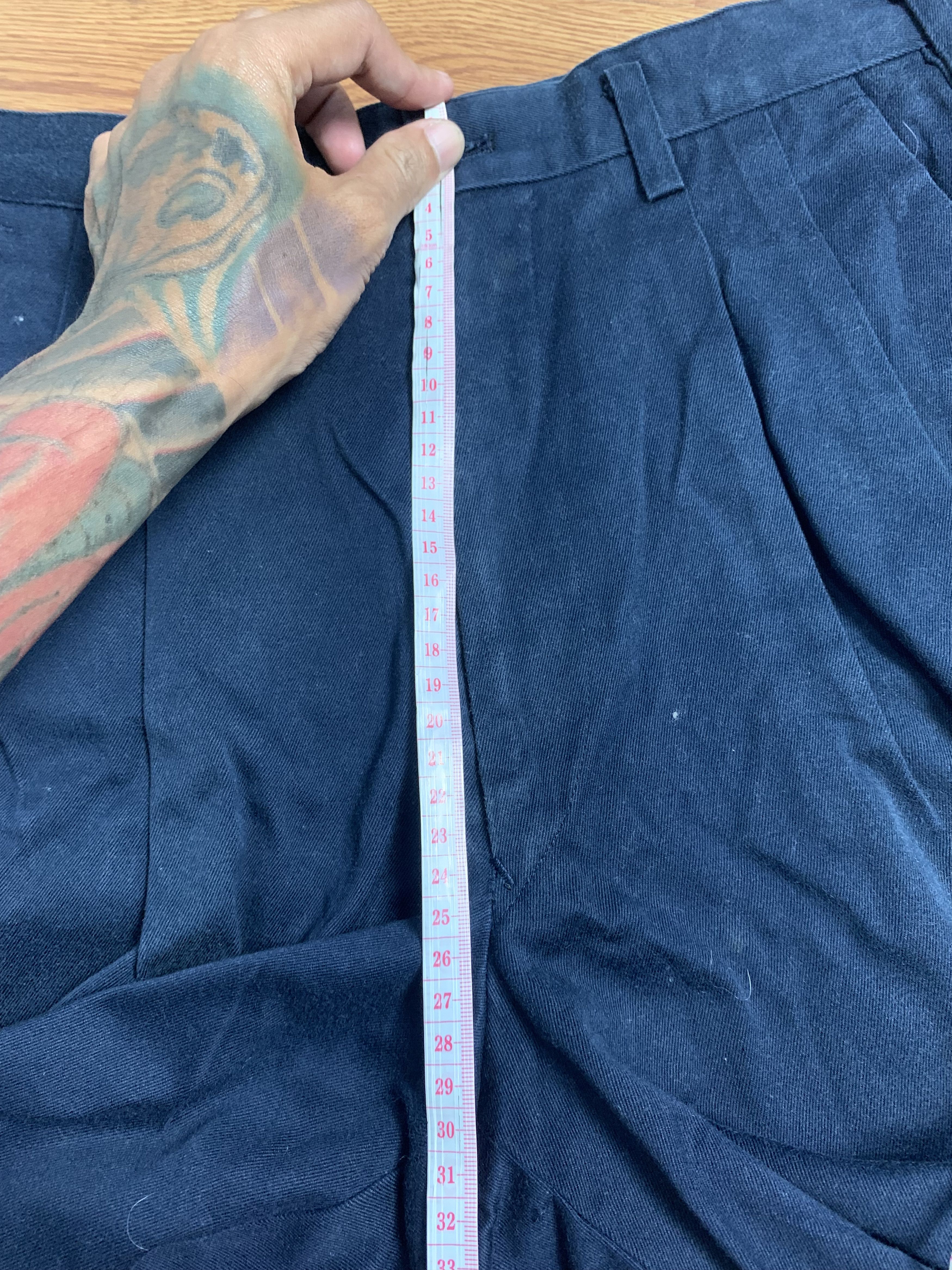Yohji Yamamoto Vintage Yohji Yamamoto Pleated Wide Pants Size US 28 / EU 44 - 13 Thumbnail