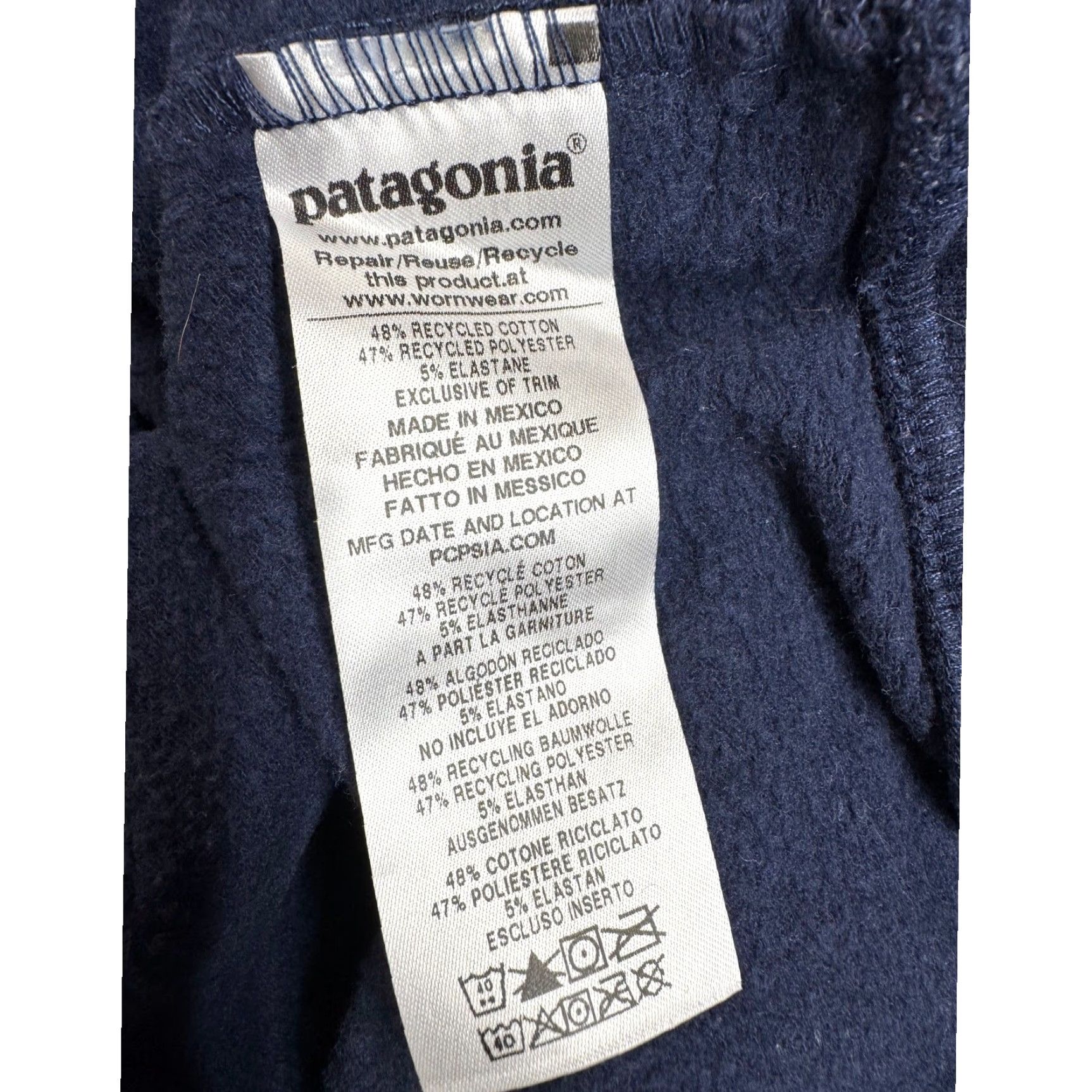 Patagonia Patagonia Mens Navy Blue Size M Fitz Roy Horizons Uprisal Crew Sweatshirt Size US M / EU 48-50 / 2 - 6 Thumbnail