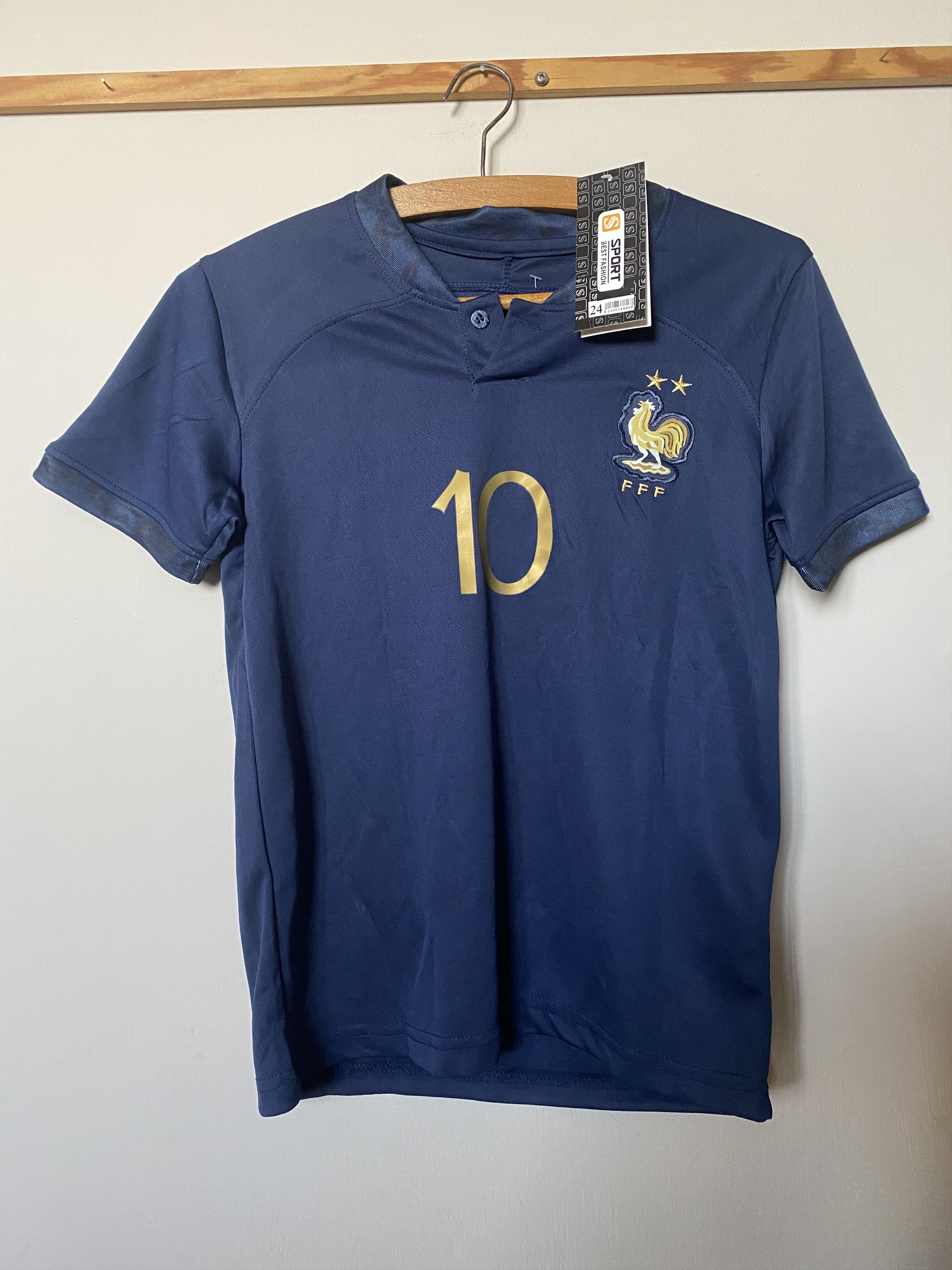 Other NEW with tag FRANCE #10 MBAPPE 2019 - 2020 children's UNIQUE Size US XXS / EU 40 - 2 Thumbnail