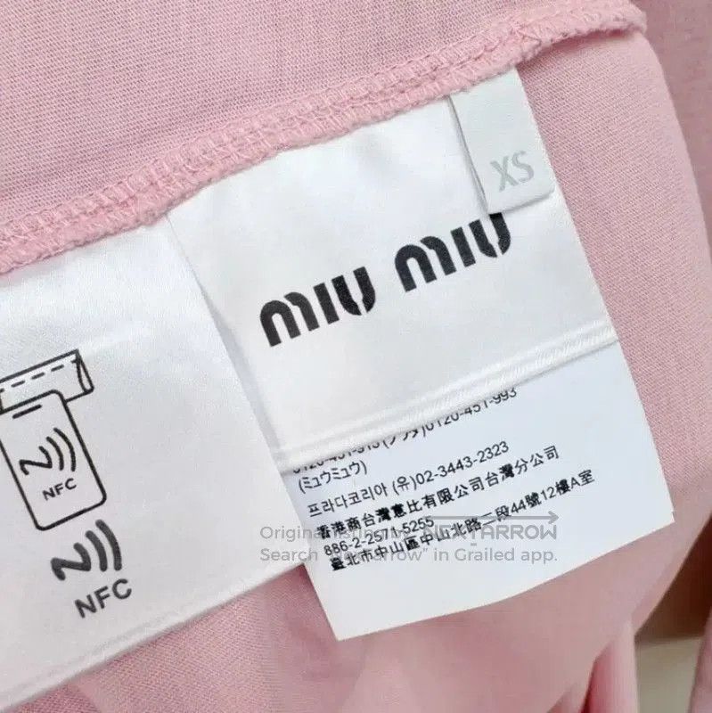 Miu Miu Miu Miu Pink Long Sleeve Sweatshirt . Size XS / US 0-2 / IT 36-38 - 4 Thumbnail