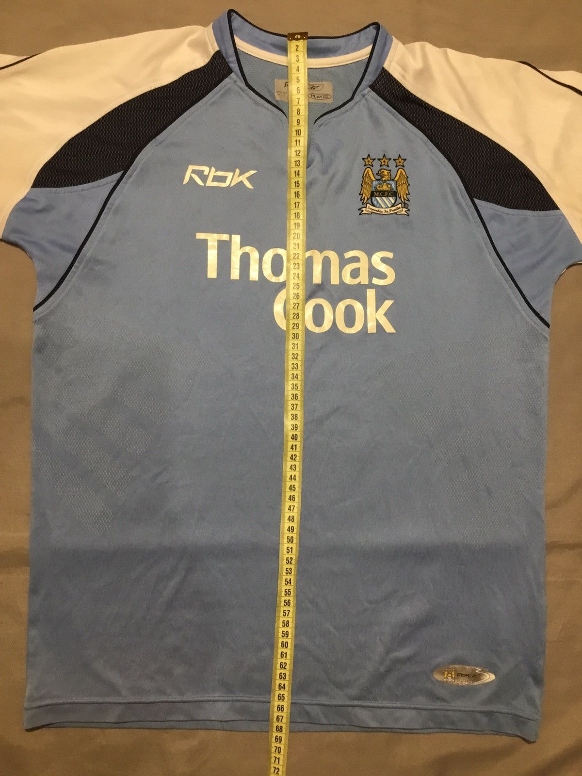 Reebok Manchester City 06/07 Home Football Shirt RBK Reebok Men's M Size US M / EU 48-50 / 2 - 8 Thumbnail