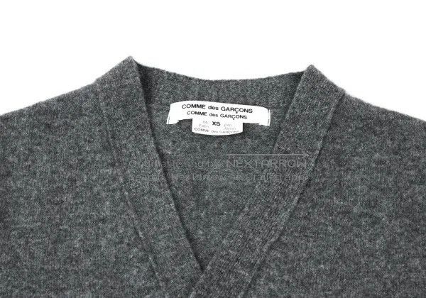 Comme des Garcons Comme des Garcons Gray vintage V-neck knit top Size XS / US 0-2 / IT 36-38 - 4 Thumbnail
