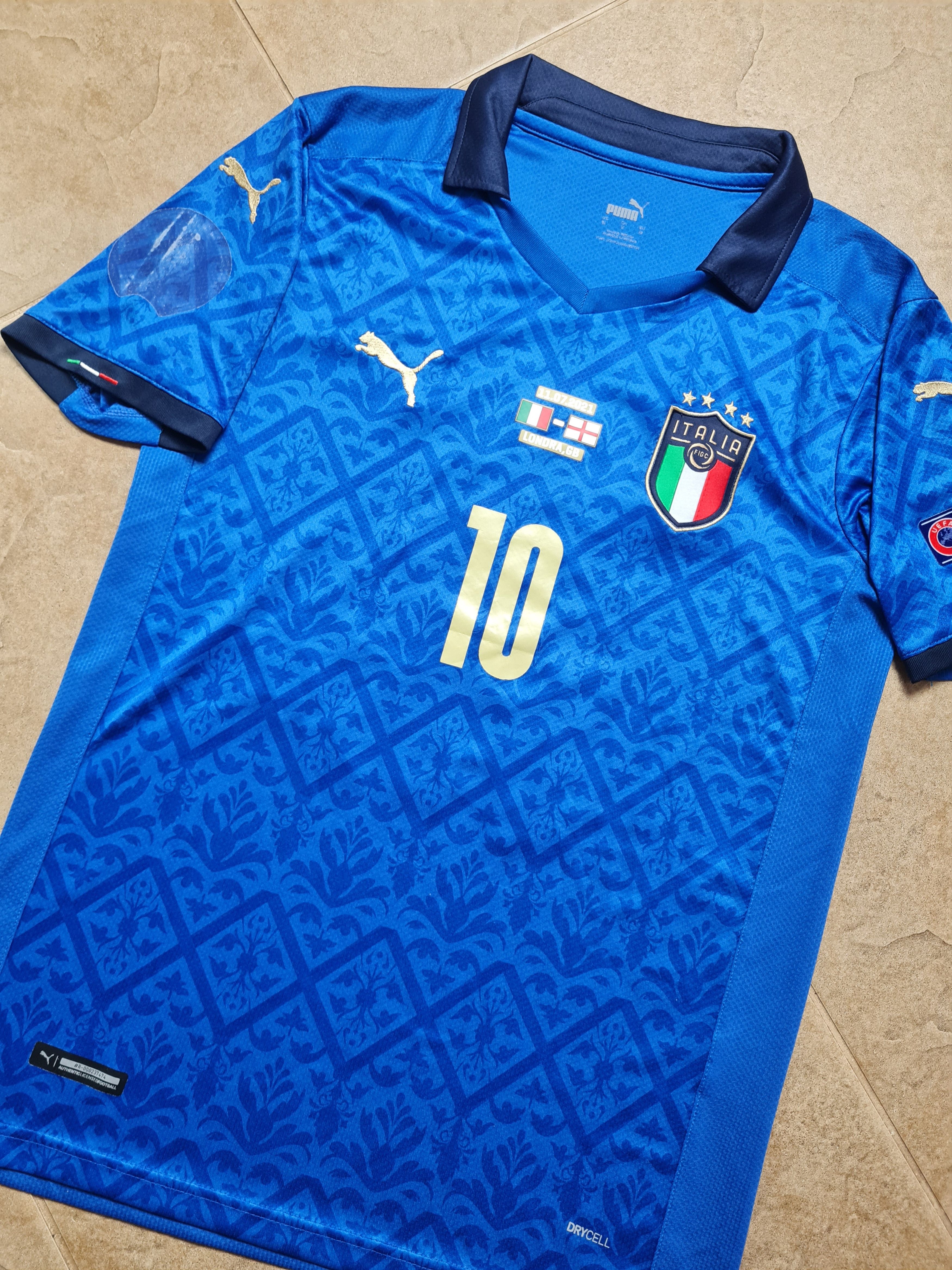 Puma Puma Lorenzo Insigne Italy Euro 2020 #10 Football Shirt Size US M / EU 48-50 / 2 - 4 Thumbnail