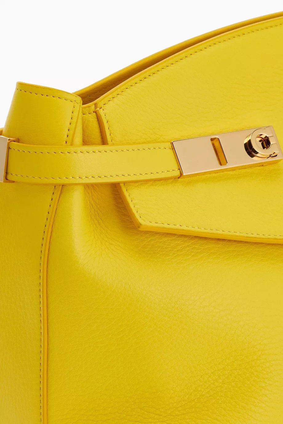 Salvatore Ferragamo o1s1rm0526 Size : OS / Crossbody Bag in Yellow Size ONE SIZE - 4 Thumbnail