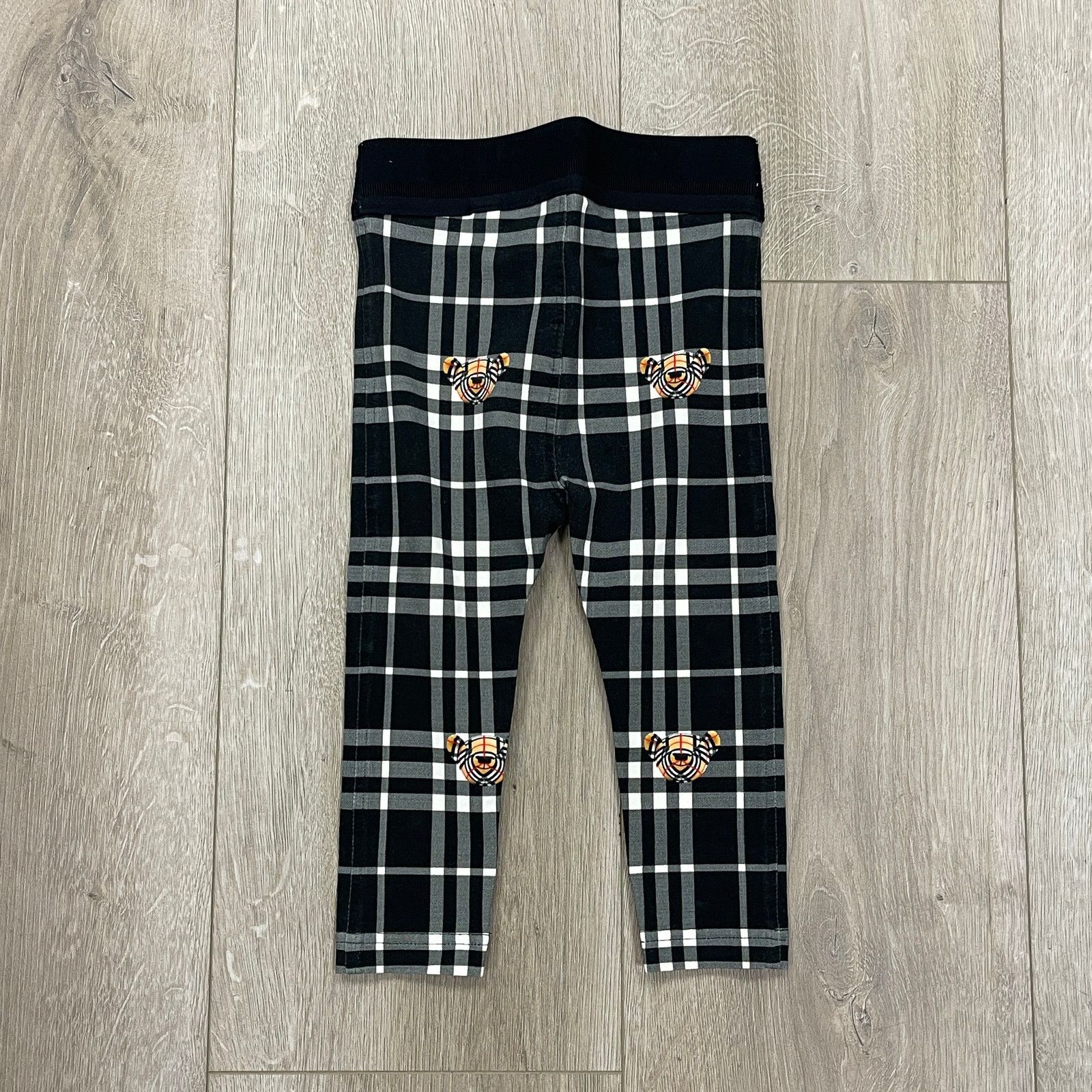 BURBERRY Babies' Bear Print Cotton Leggings size 18 Months