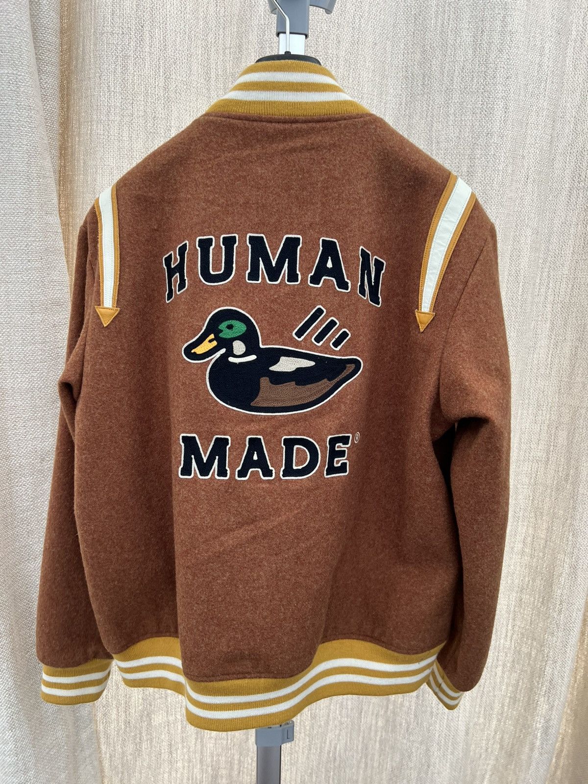Human Made 🦆Human Made Wool Varsity Jacket Reversible🧸 Size US L / EU 52-54 / 3 - 2 Thumbnail