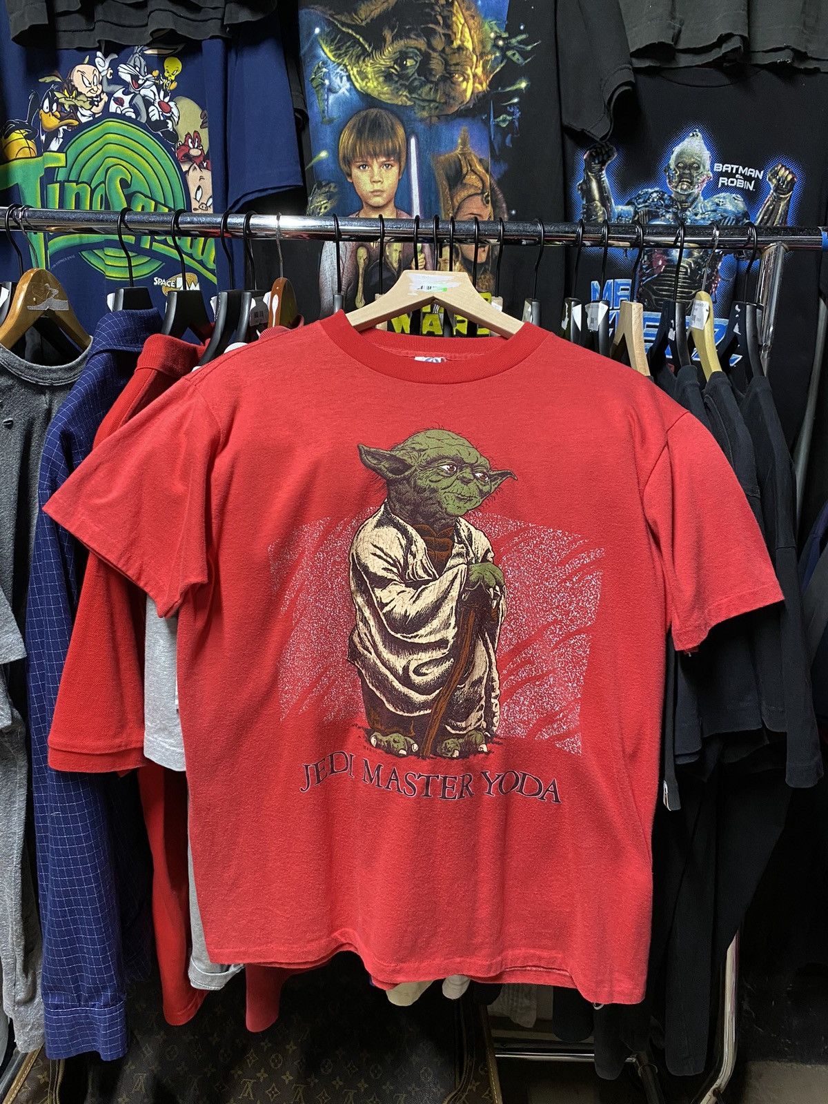 Vintage 1980’s Vintage Yoda Star Wars Movie Tee Shirt Medium Size US M / EU 48-50 / 2 - 2 Thumbnail