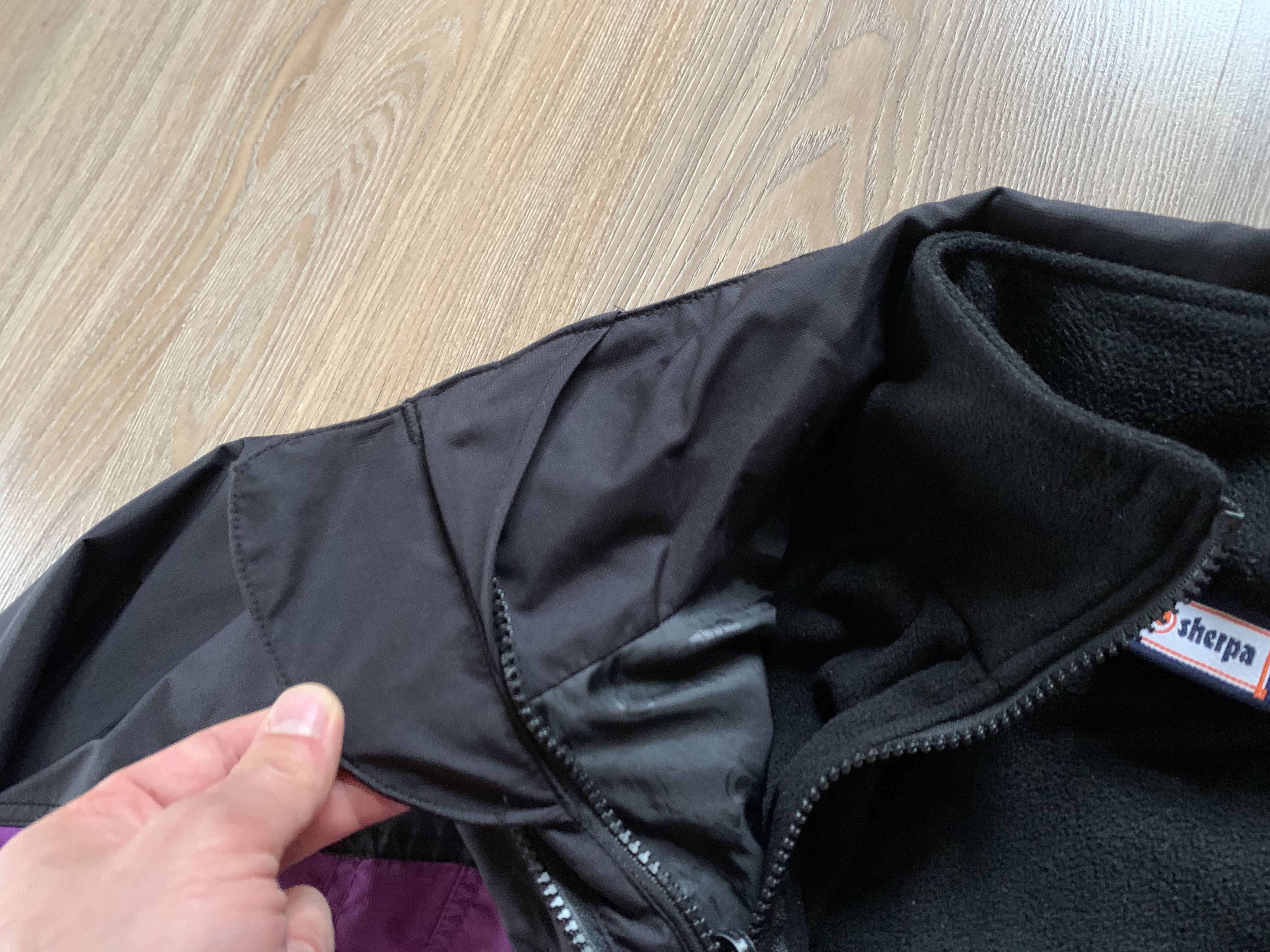 Other Sherpa Women Black Hood Winter Insulated Jacket Size L / US 10 / IT 46 - 6 Thumbnail