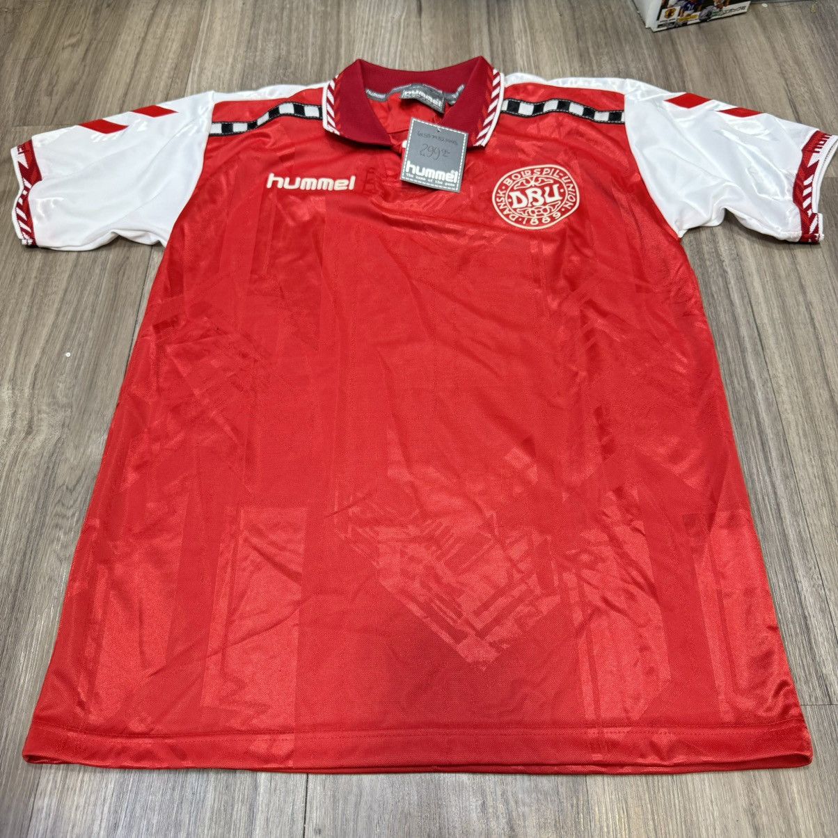 Hummel Denmark Euro96 home shirt (Bnwt) Size US S / EU 44-46 / 1 - 1 Thumbnail