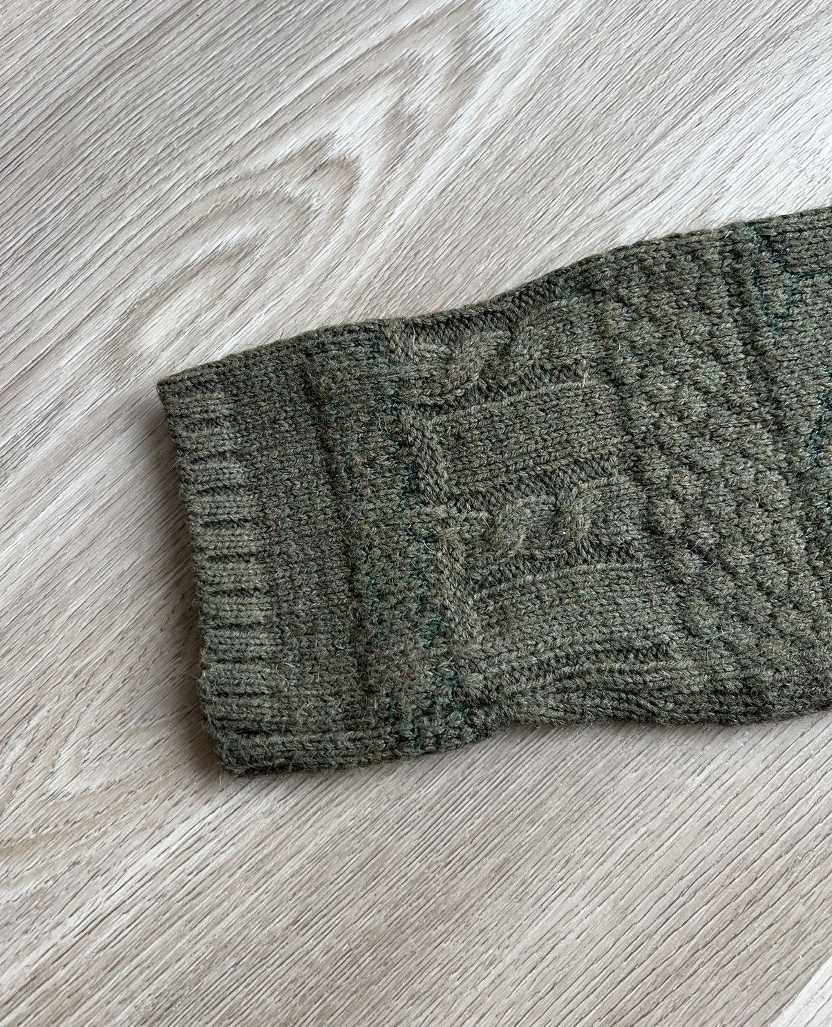 Japanese Brand × Takeshy Kurosawa Vintage Takeshy Kurosawa Cable Knit Sweater Size US XL / EU 56 / 4 - 2 Thumbnail