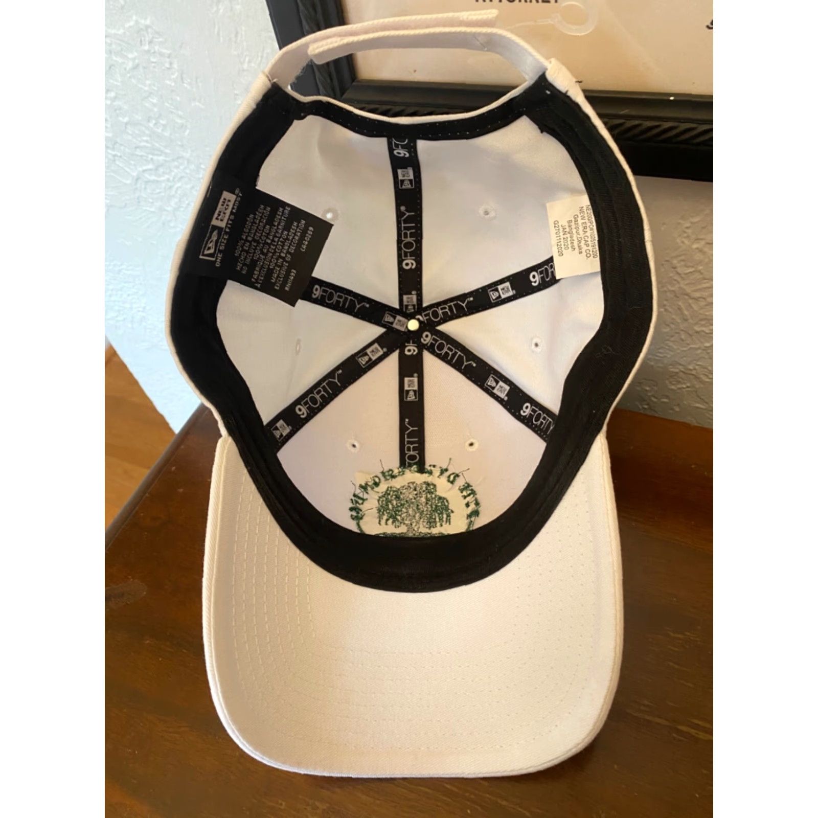 New Era Pete Dye Design Sahm Golf Course White Hat New Era 9Forty Strapback Cap Men One Size Adjustable Baseball Cap Shirt Size ONE SIZE - 4 Thumbnail