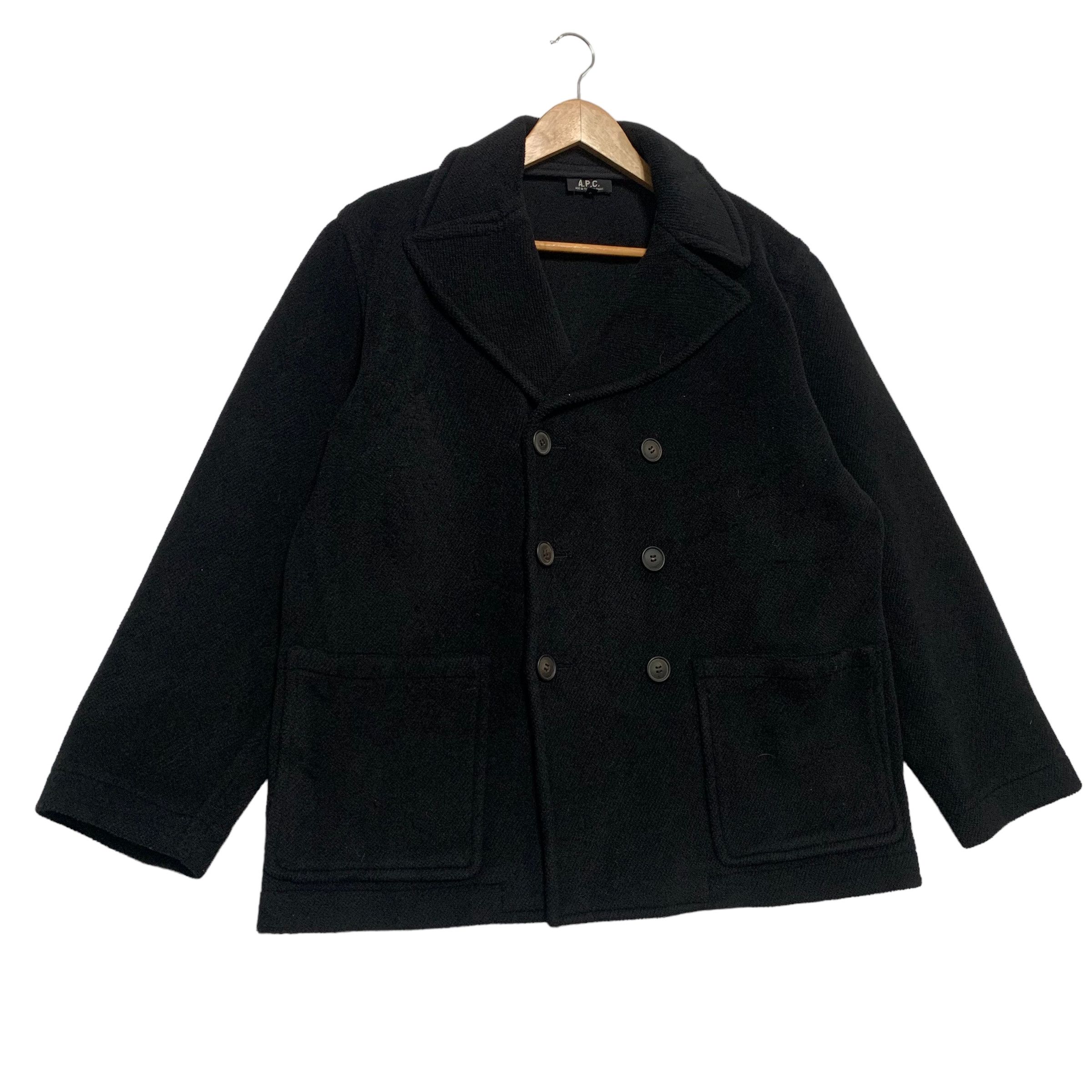 A.P.C. APC Double Breast Wool Coat Jacket Size US S / EU 44-46 / 1 - 3 Thumbnail