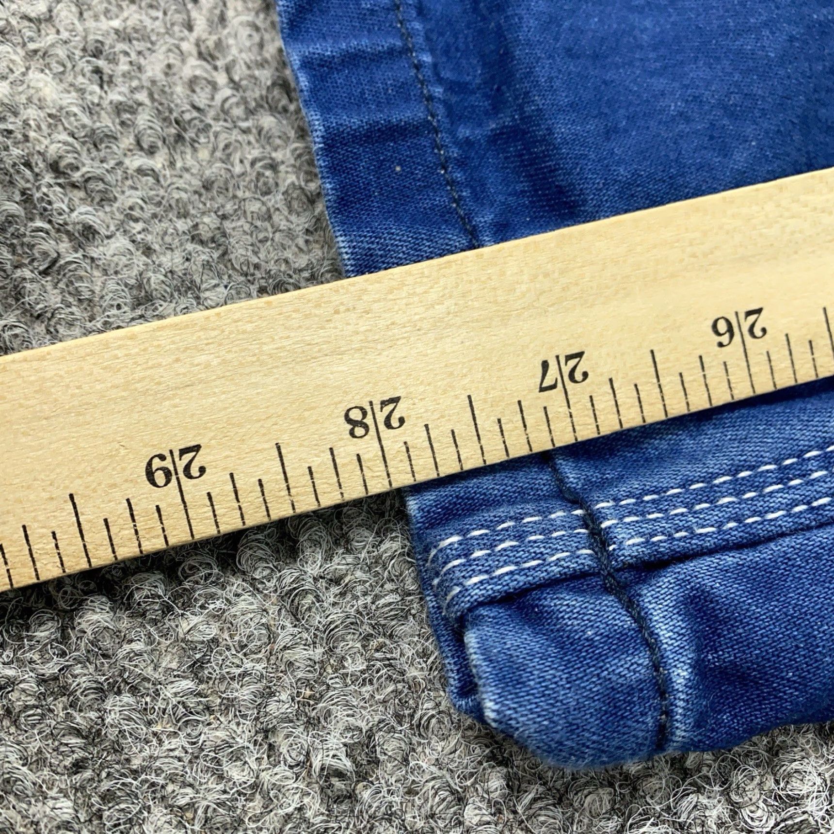 Vintage VINTAGE Liberty Denim Overalls Mens 42x30 Jeans 5-Pocket Blue 90s Hipster USA - Workwear Utility Pants Mens Size US 42 / EU 58 - 6 Thumbnail