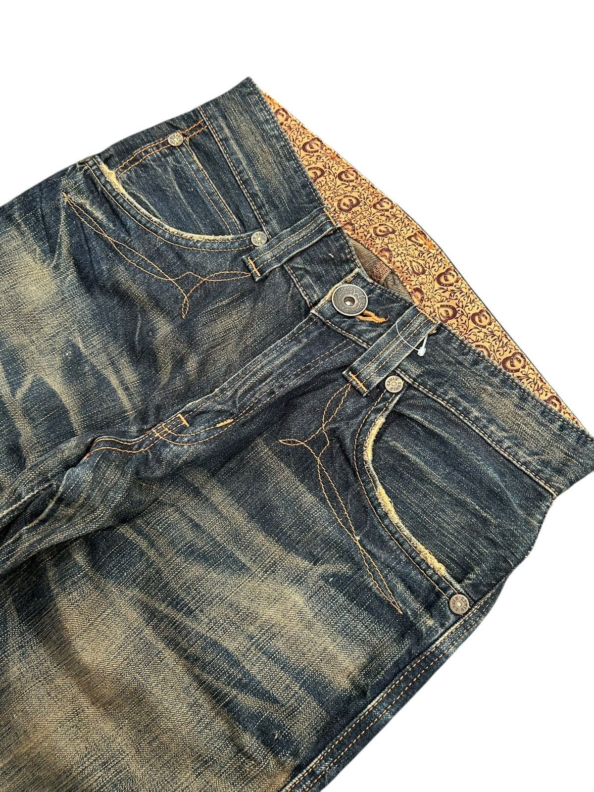Edwin × Japanese Brand × Jean Vintage Edwin BTZ503 Rusty Mudwash Japanese Denim Jeans Size US 30 / EU 46 - 7 Thumbnail