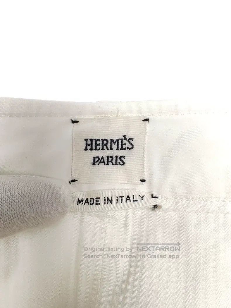 Hermes Hermes Silver Buckle Denim Shorts Size 26" / US 2 / IT 38 - 3 Thumbnail